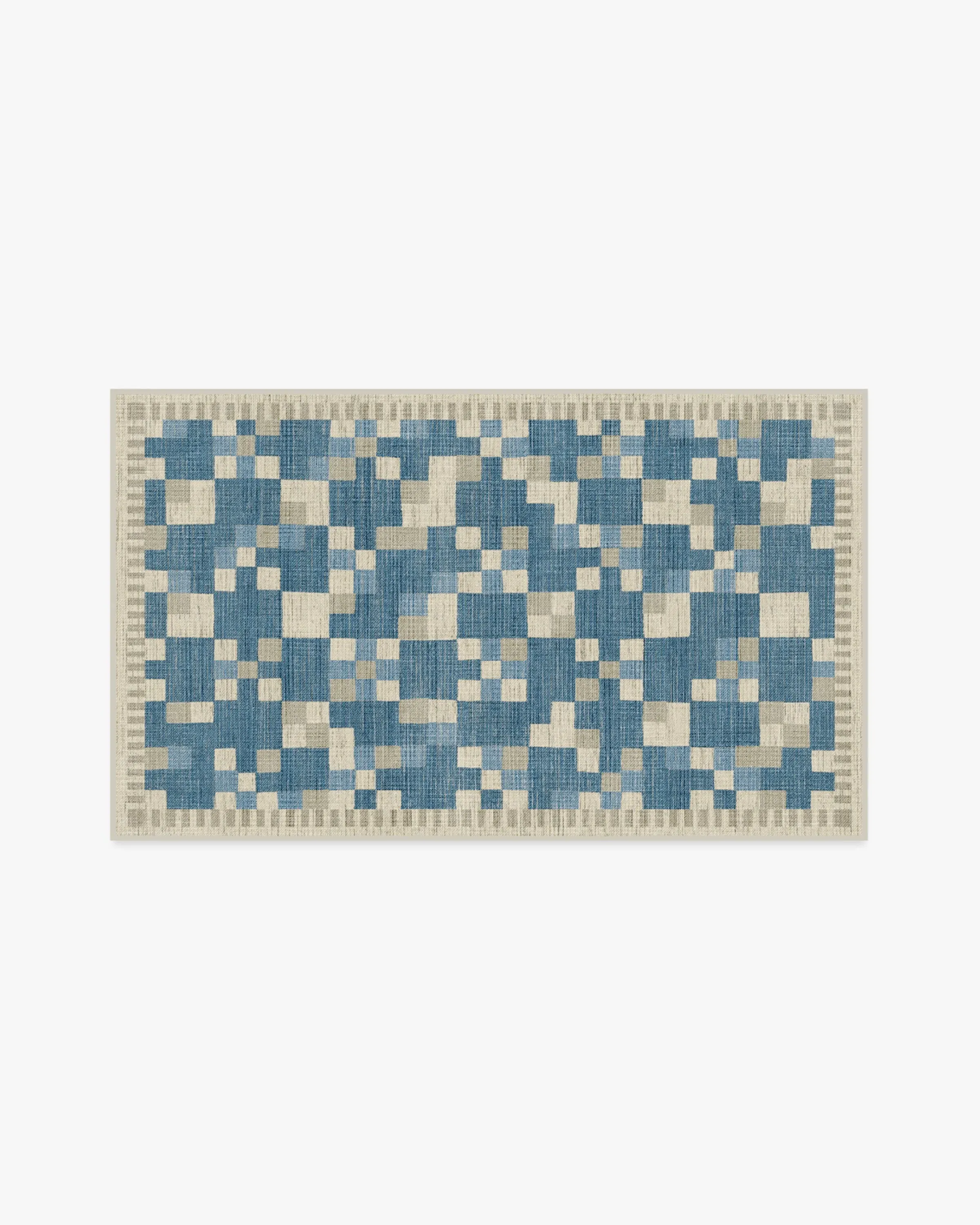 Machine Washable Area Rug - Blue