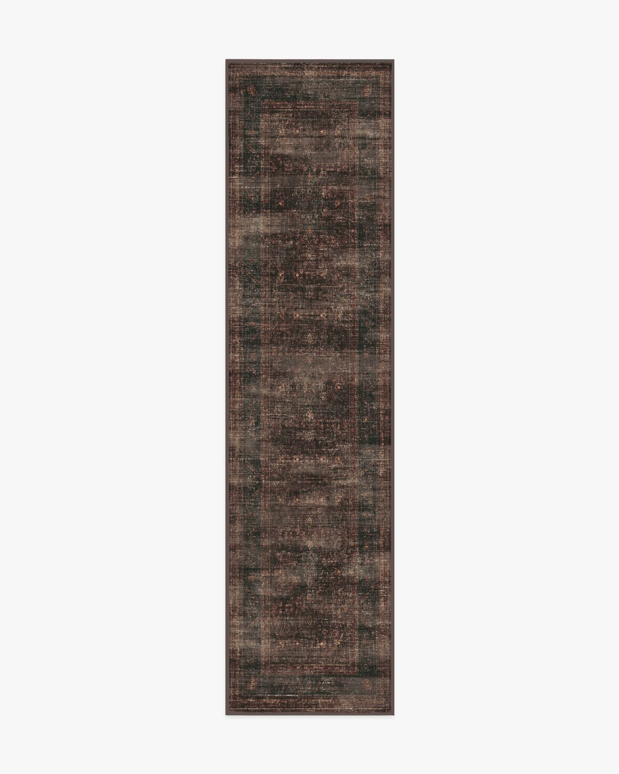 Machine Washable Area Rug - Bordeaux Red