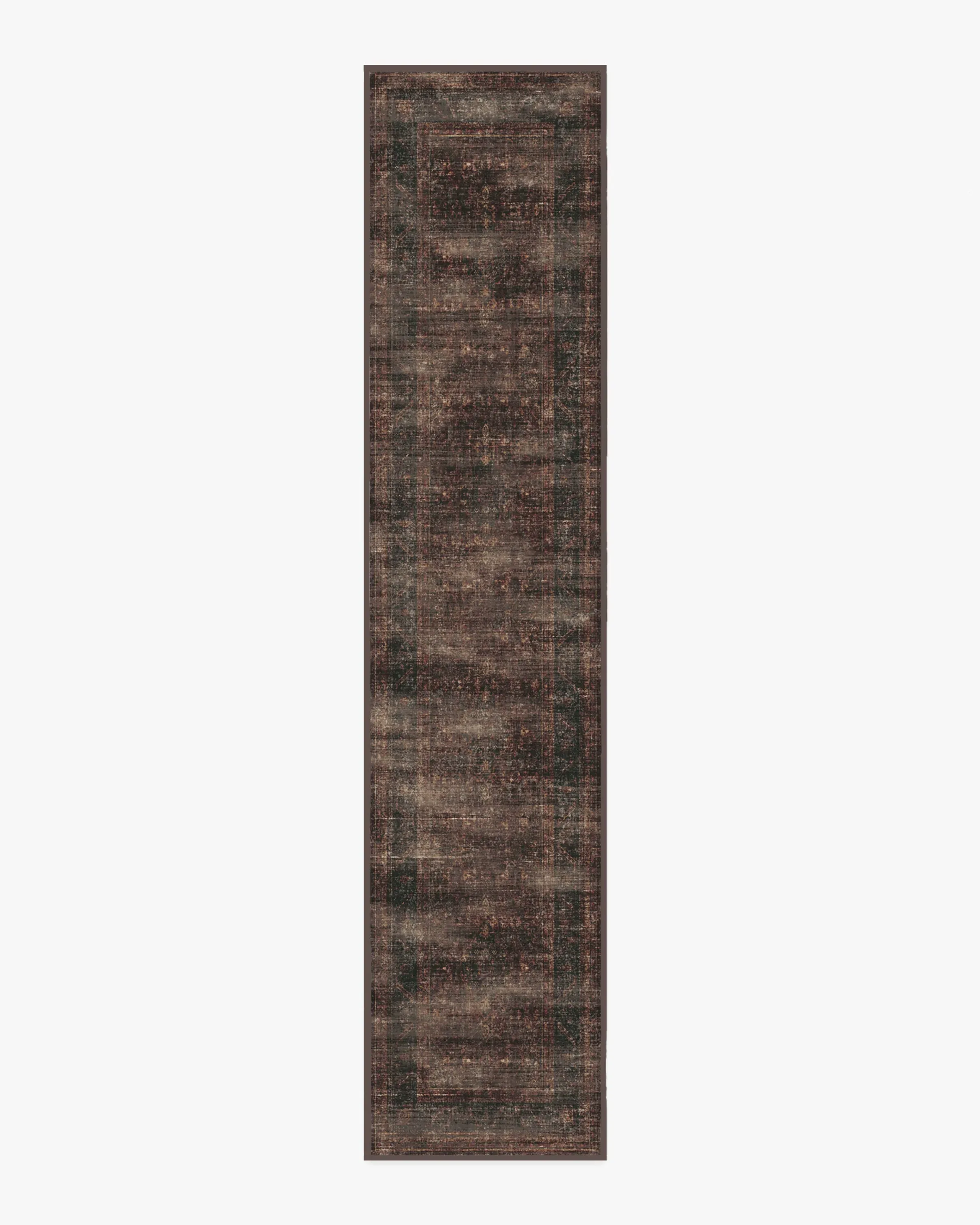 Machine Washable Area Rug - Bordeaux Red