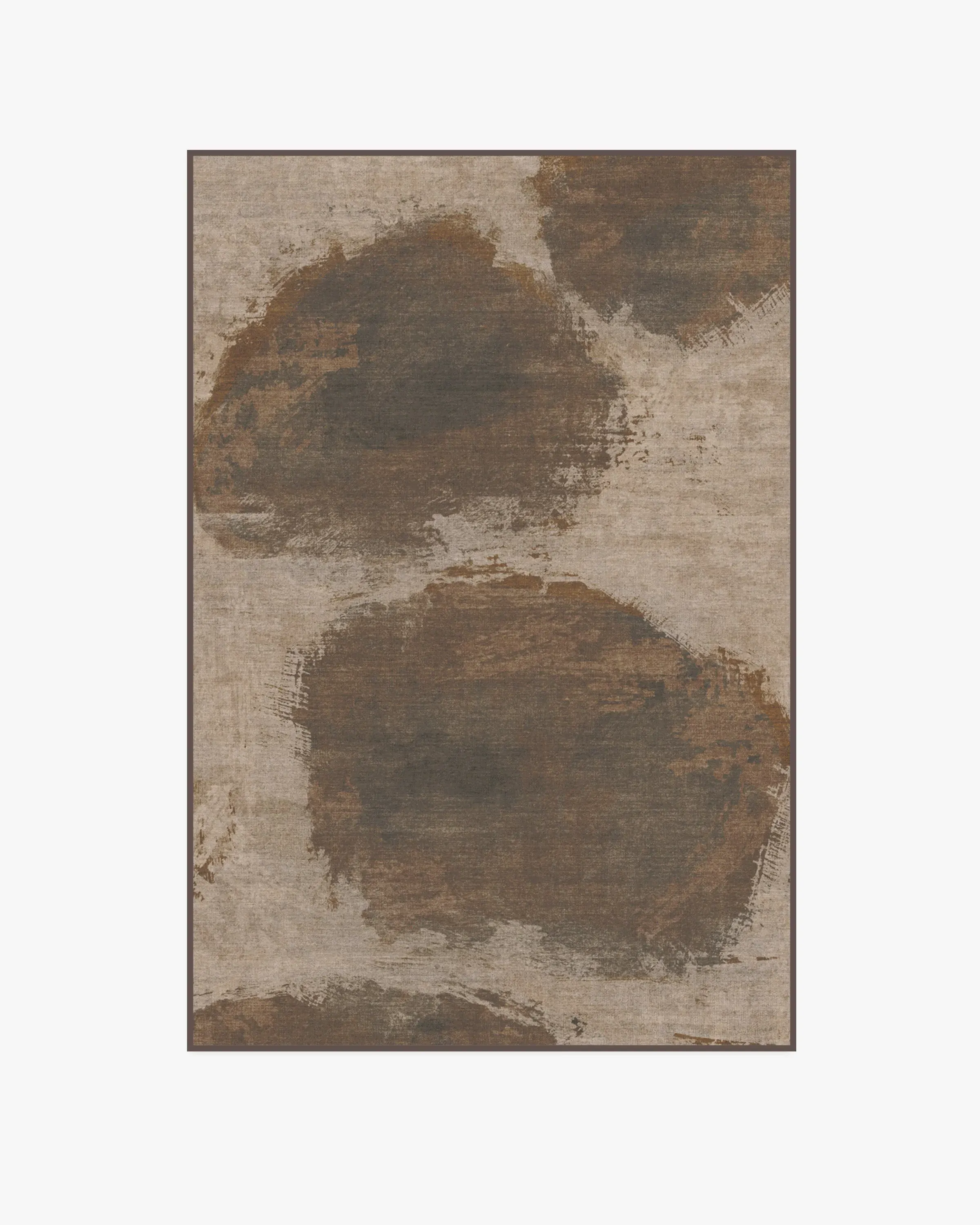 Machine Washable Area Rug - Bronze, Flatwoven