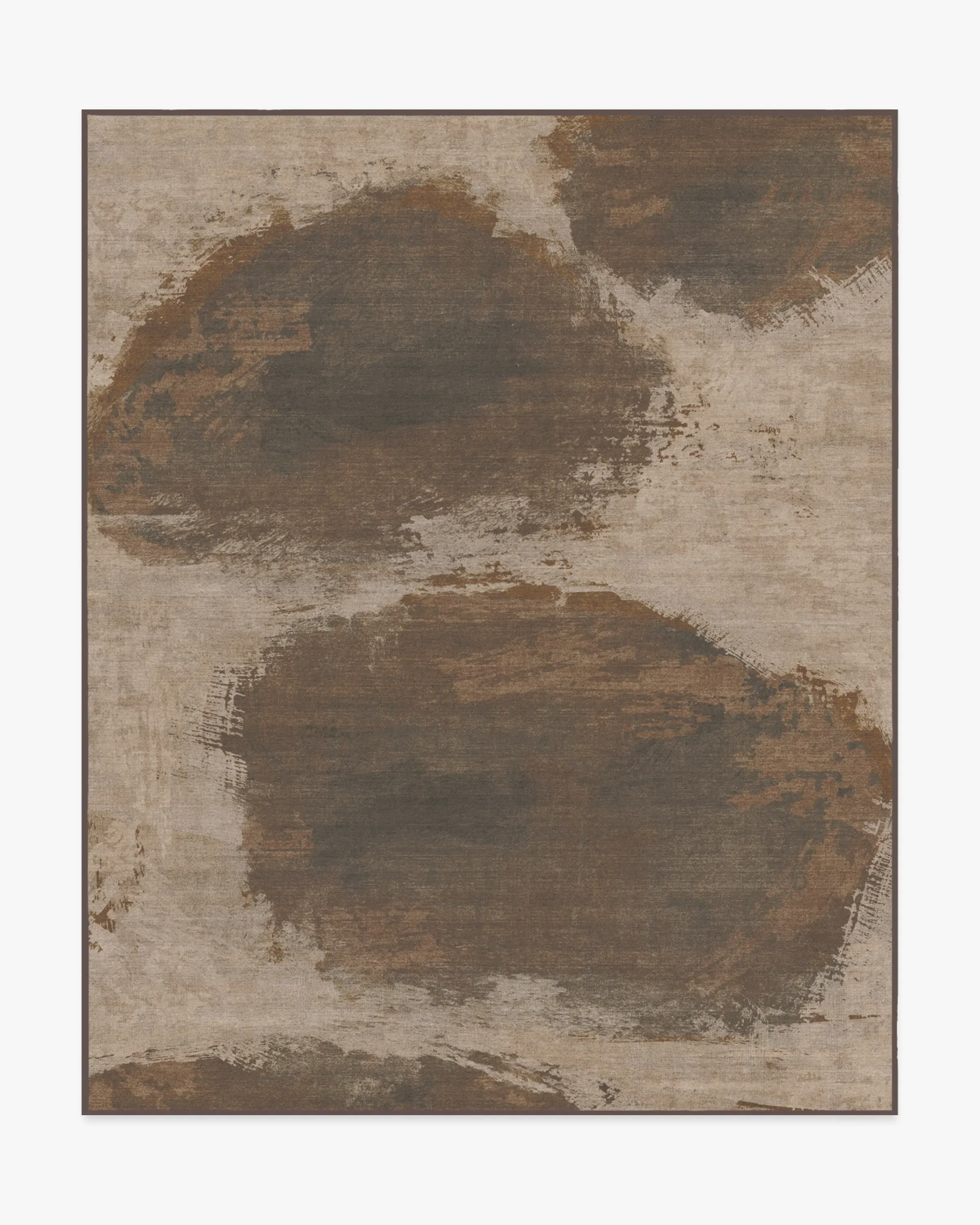Machine Washable Area Rug - Bronze, Flatwoven