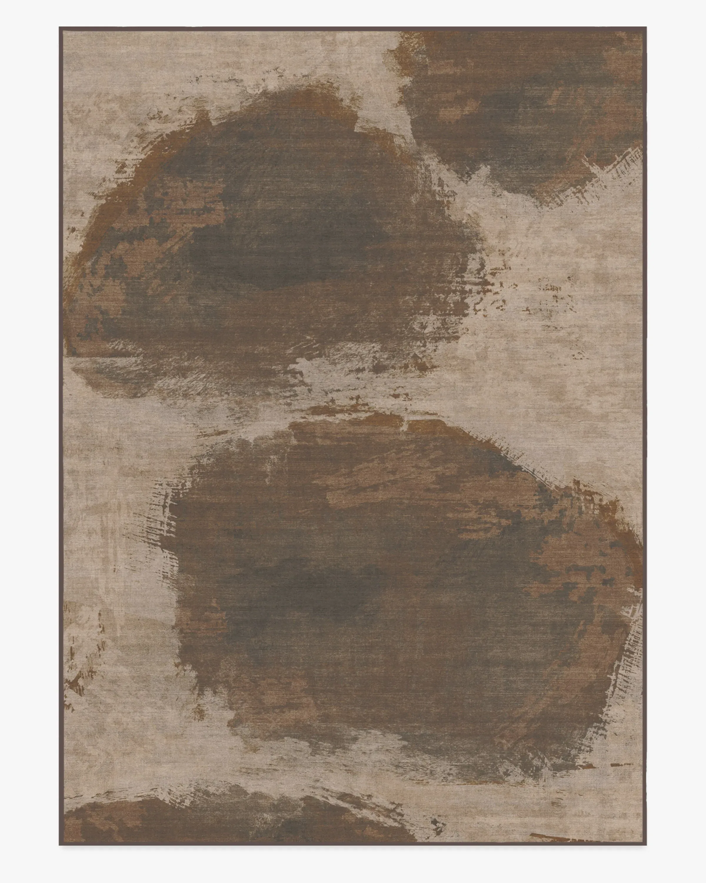 Machine Washable Area Rug - Bronze, Flatwoven