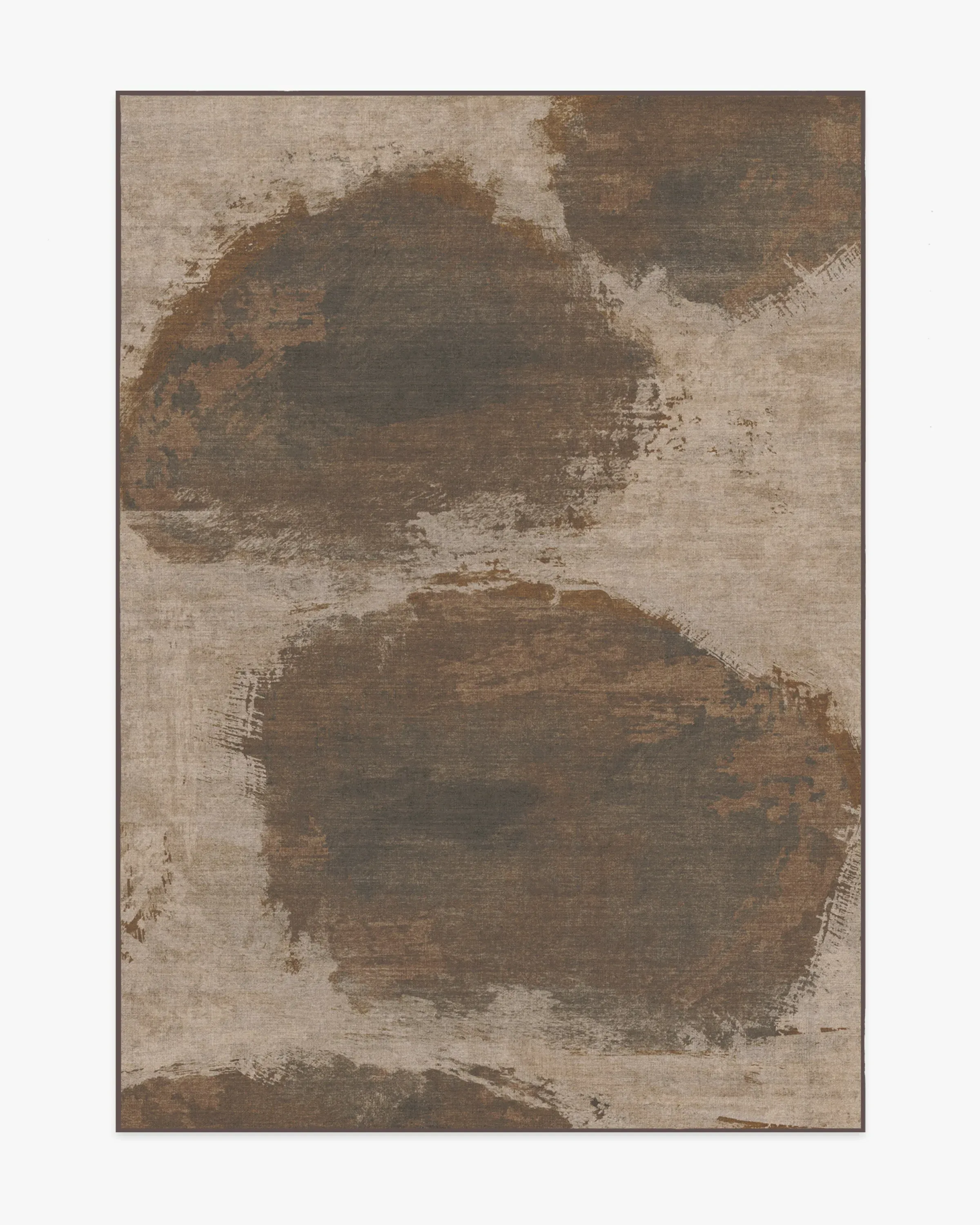 Machine Washable Area Rug - Bronze, Flatwoven