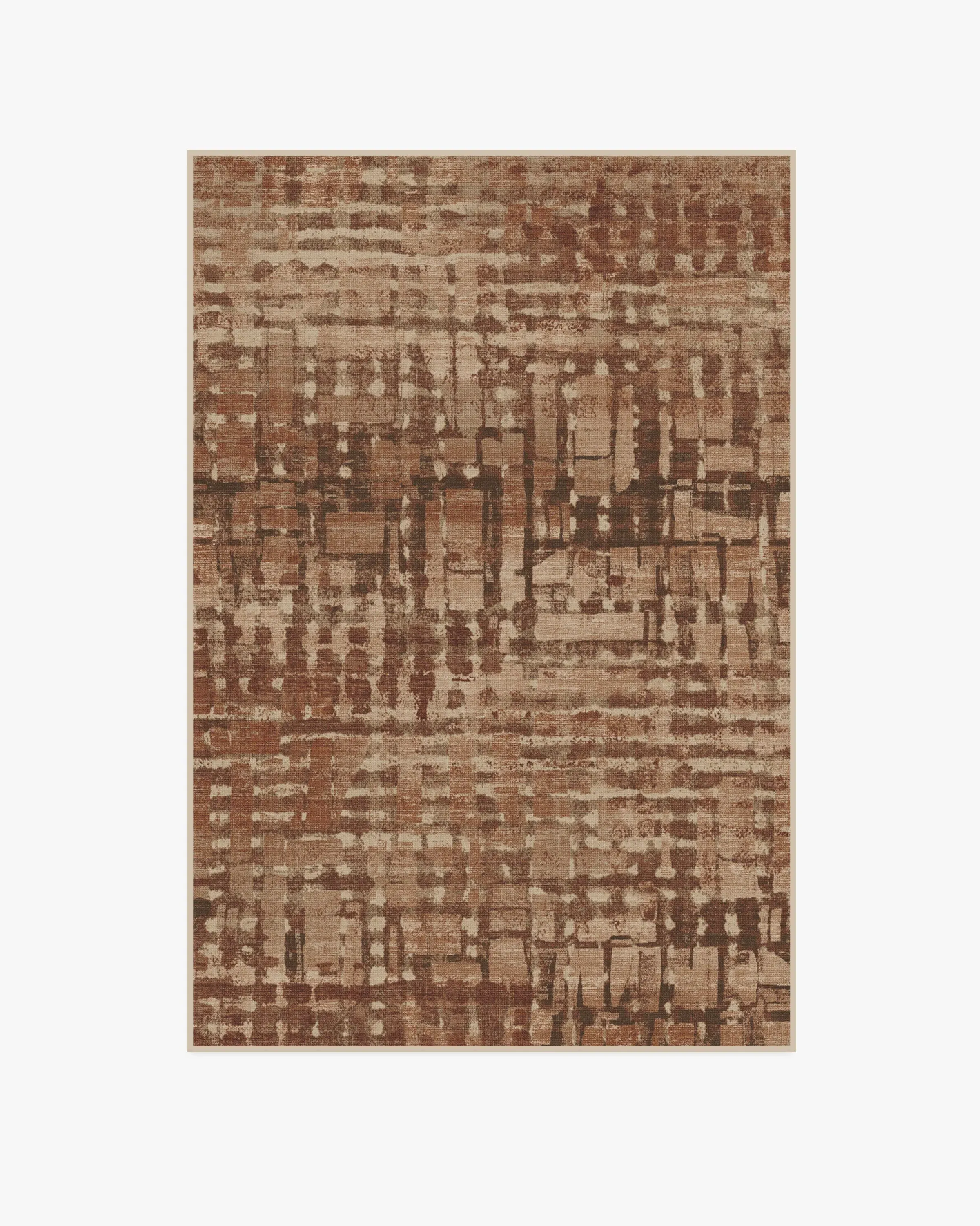 Machine Washable Area Rug - Brown