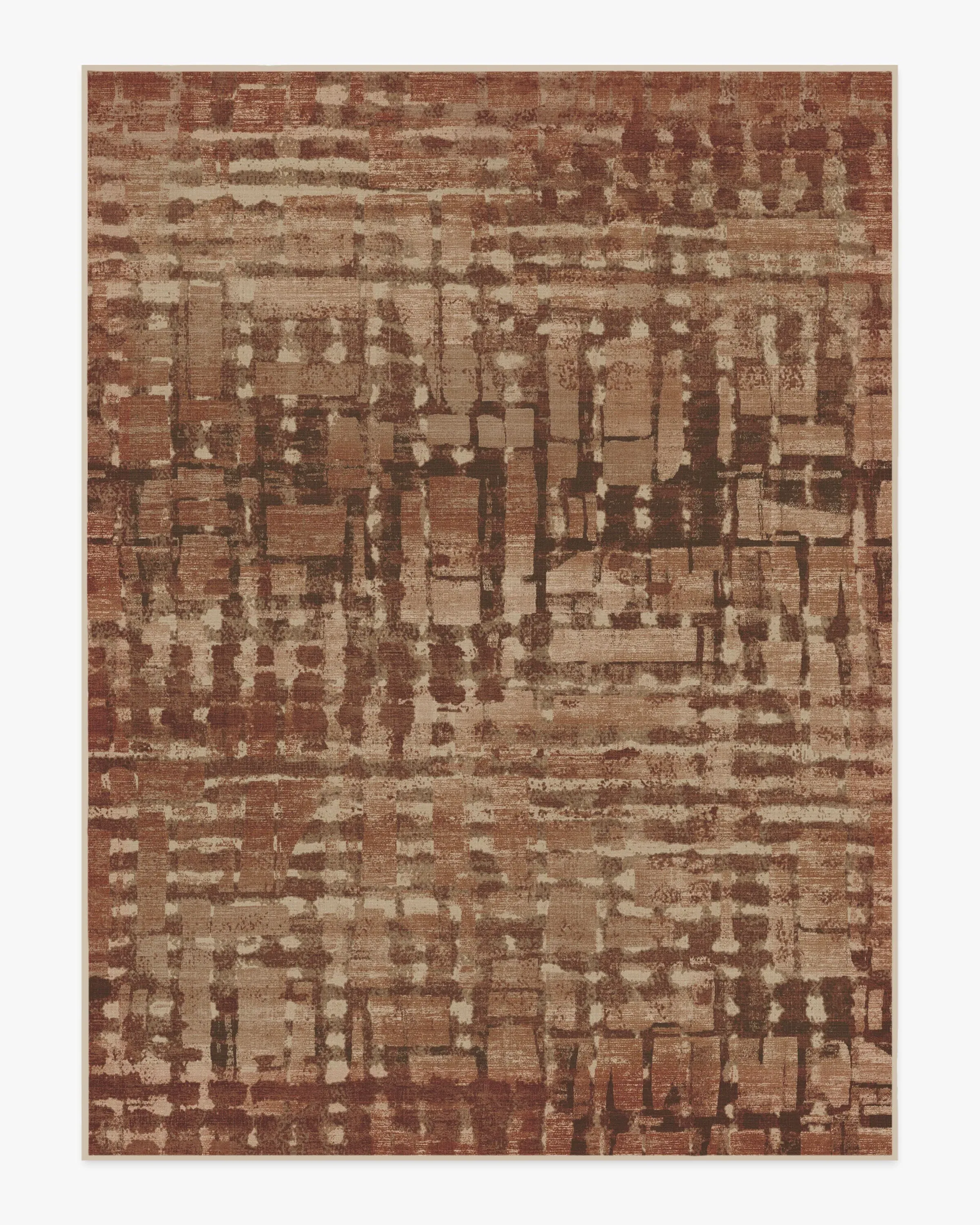 Machine Washable Area Rug - Brown