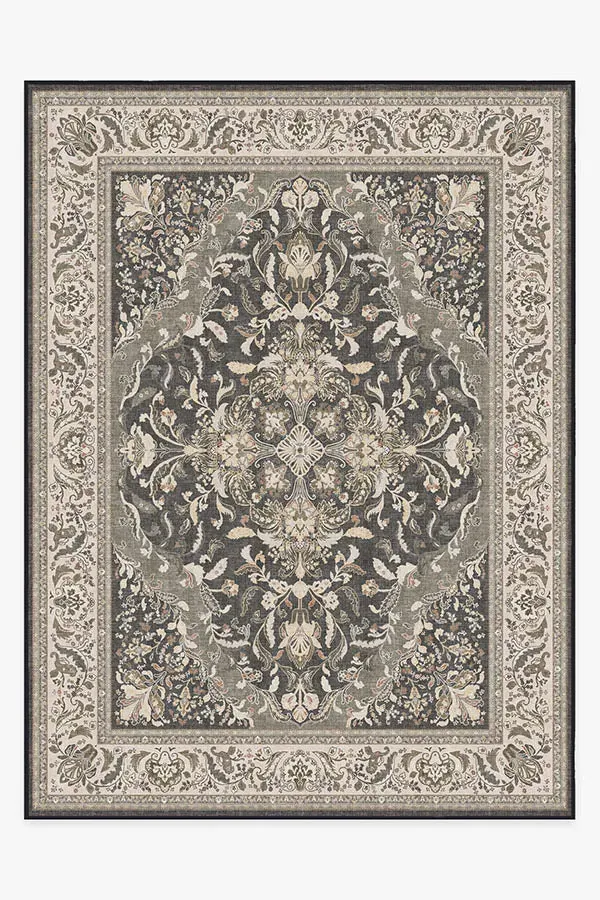 Machine Washable Area Rug - Brown