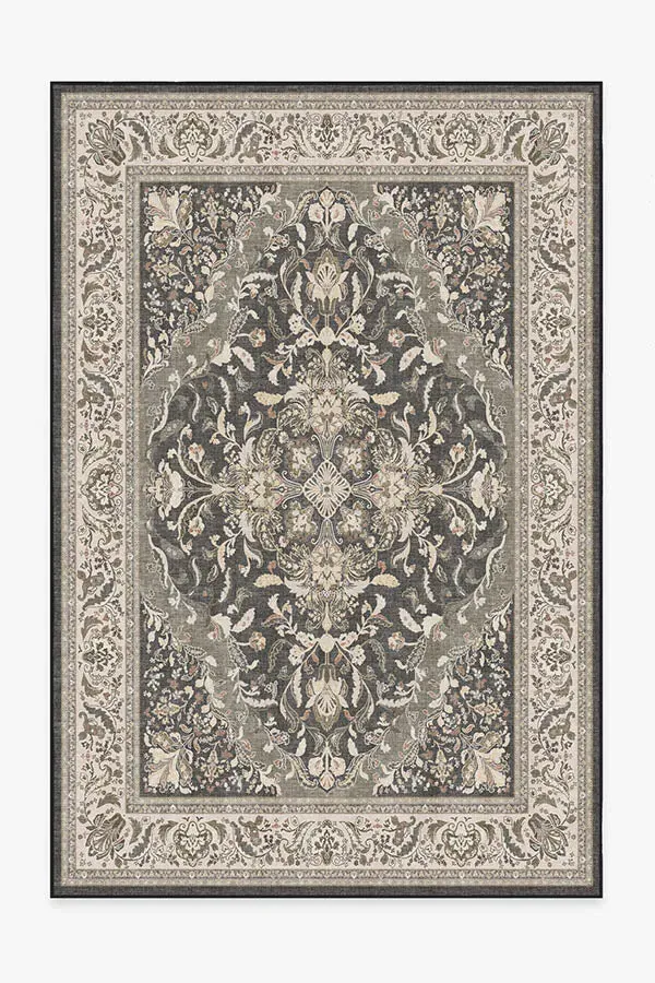 Machine Washable Area Rug - Brown