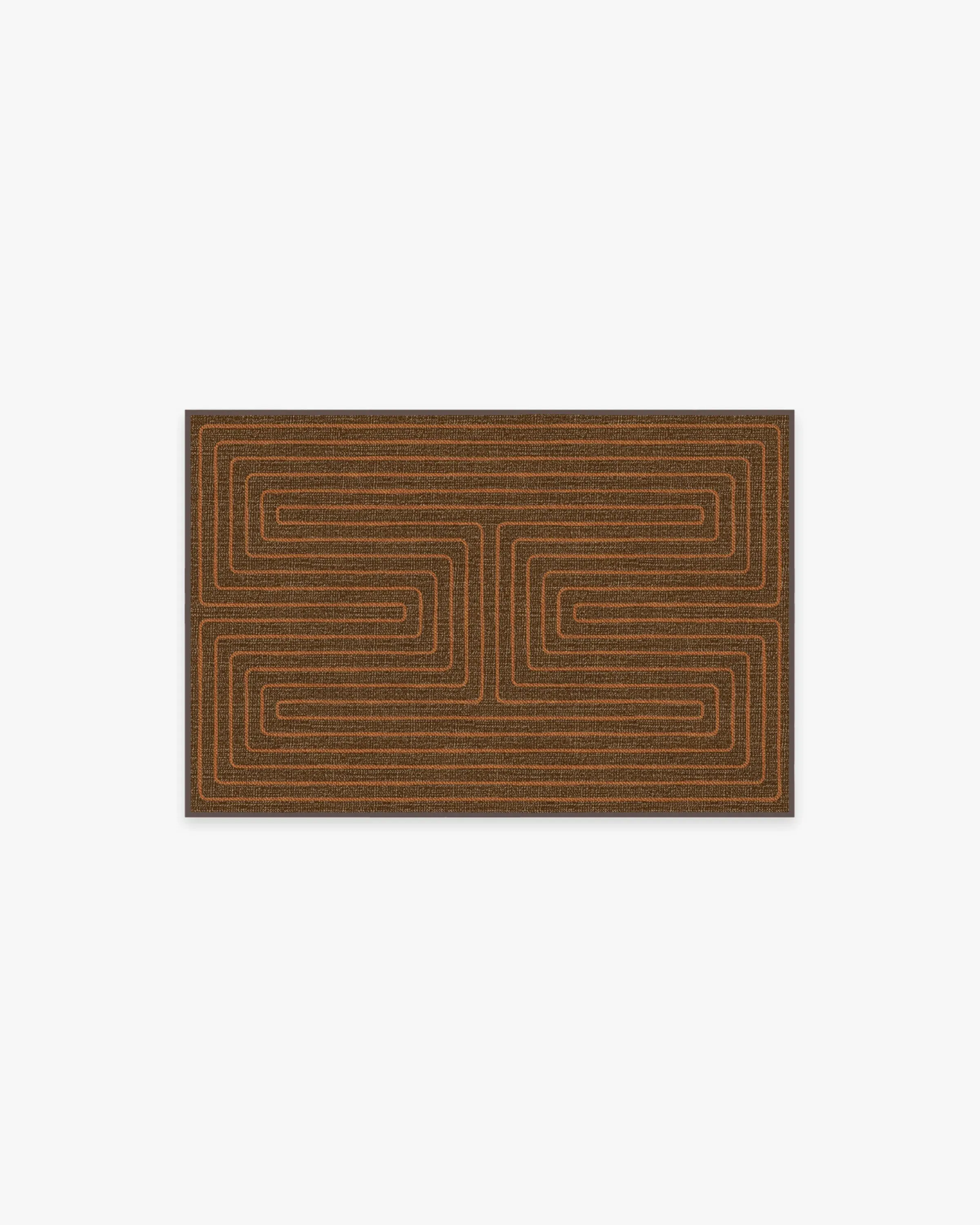 Machine Washable Area Rug - Brown, Chenille image