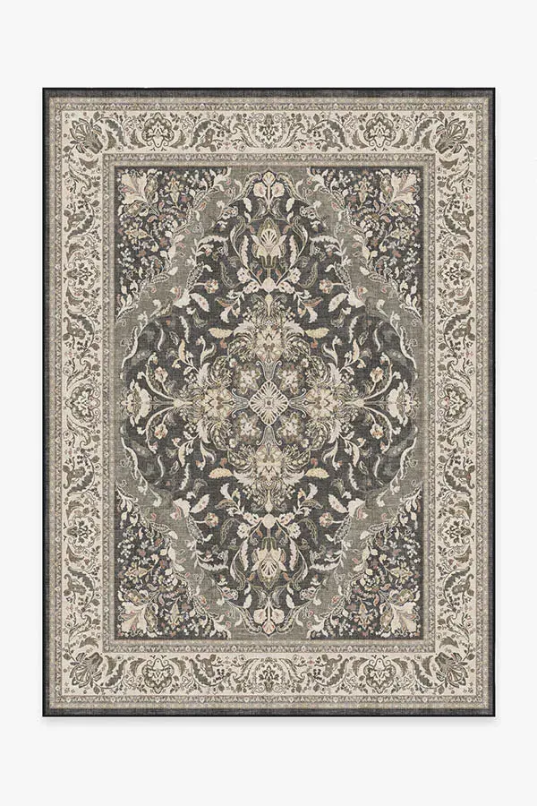 Machine Washable Area Rug - Brown