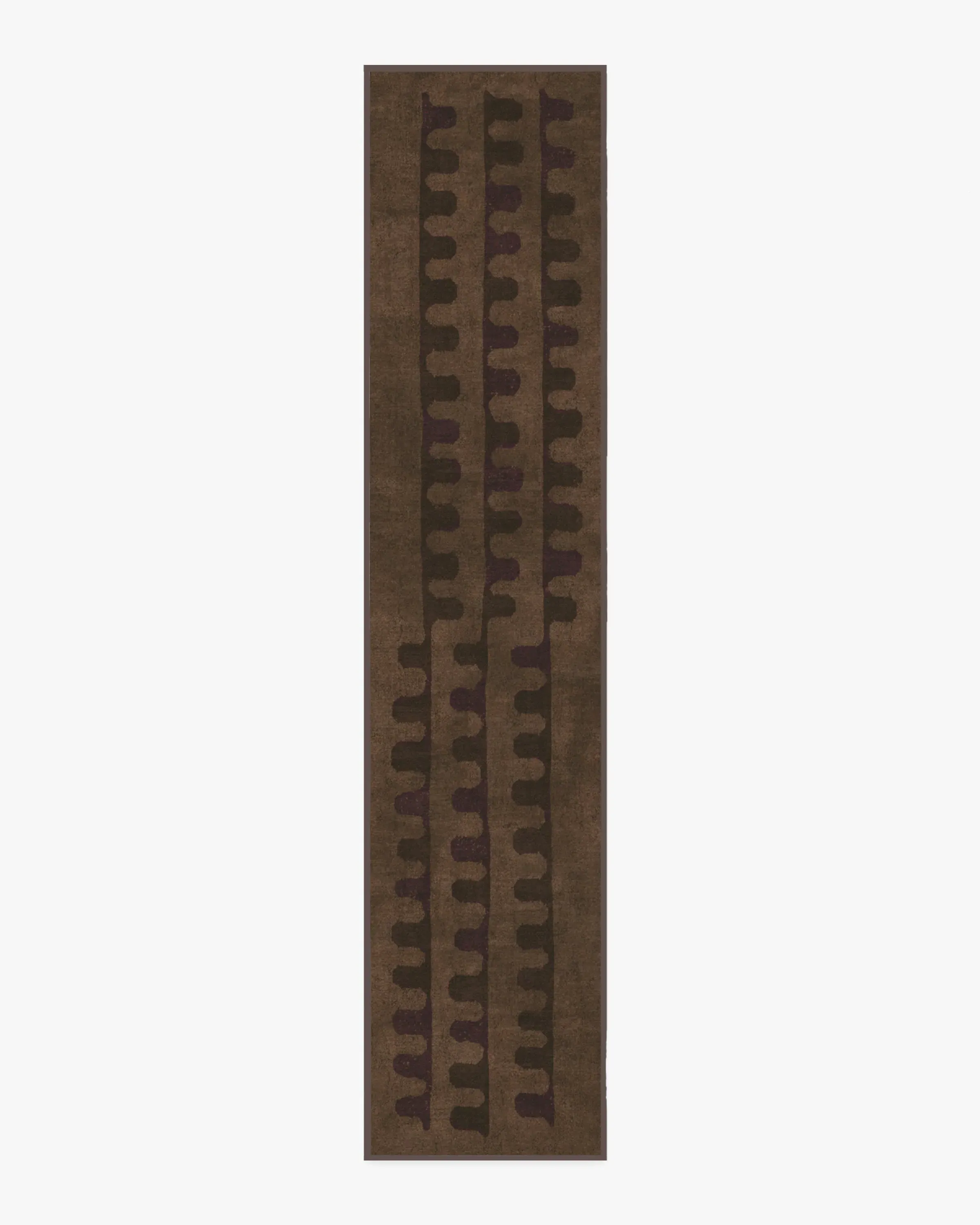 Machine Washable Area Rug - Brown, Flatwoven