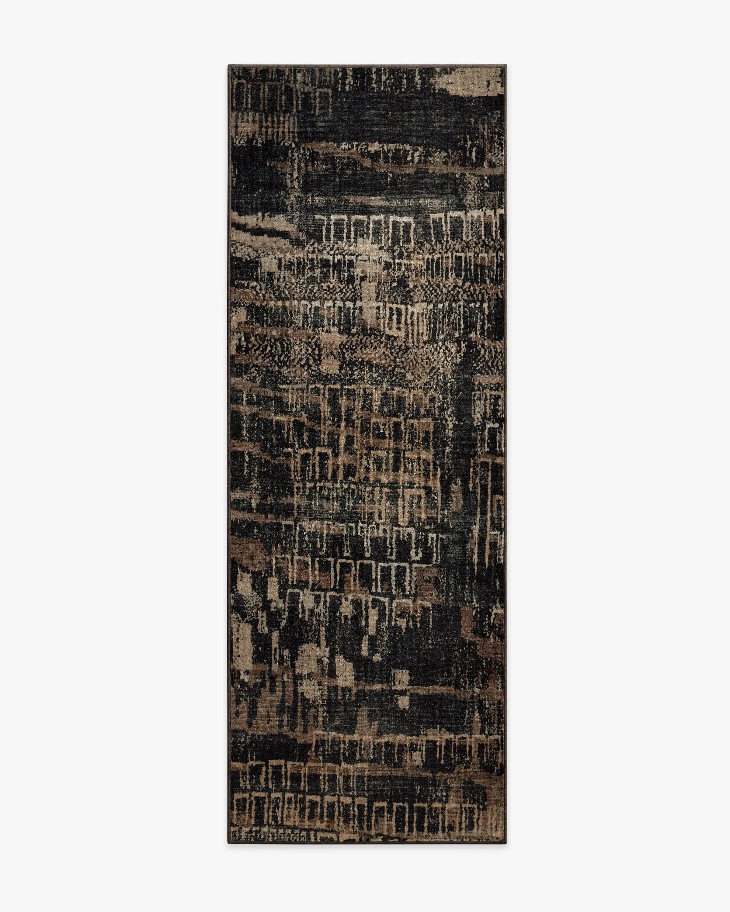 Machine Washable Area Rug - Brown, Tufted