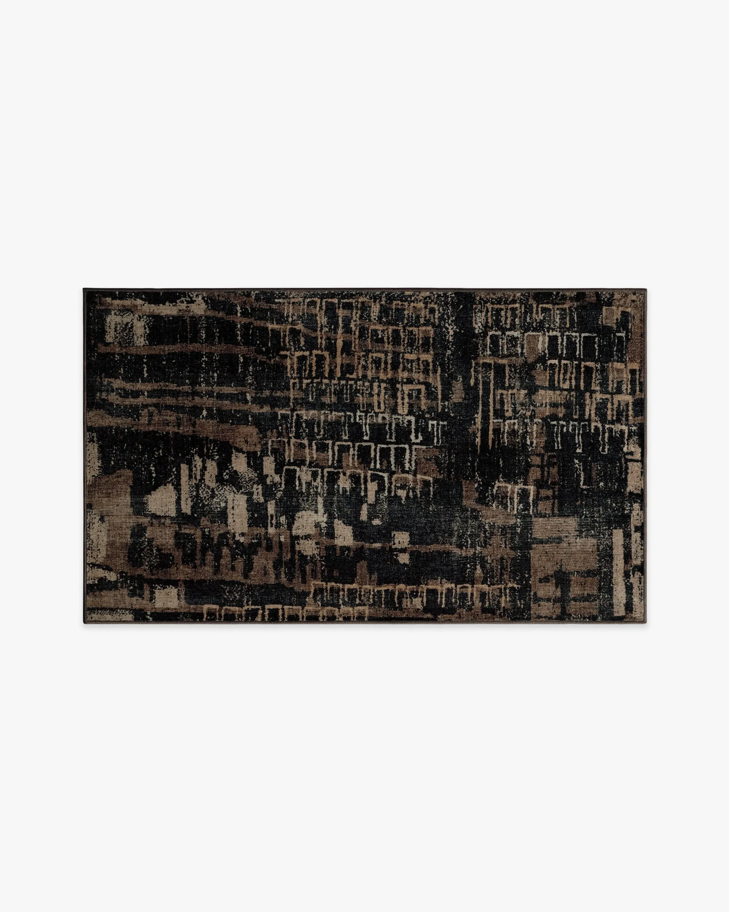 Machine Washable Area Rug - Brown, Tufted