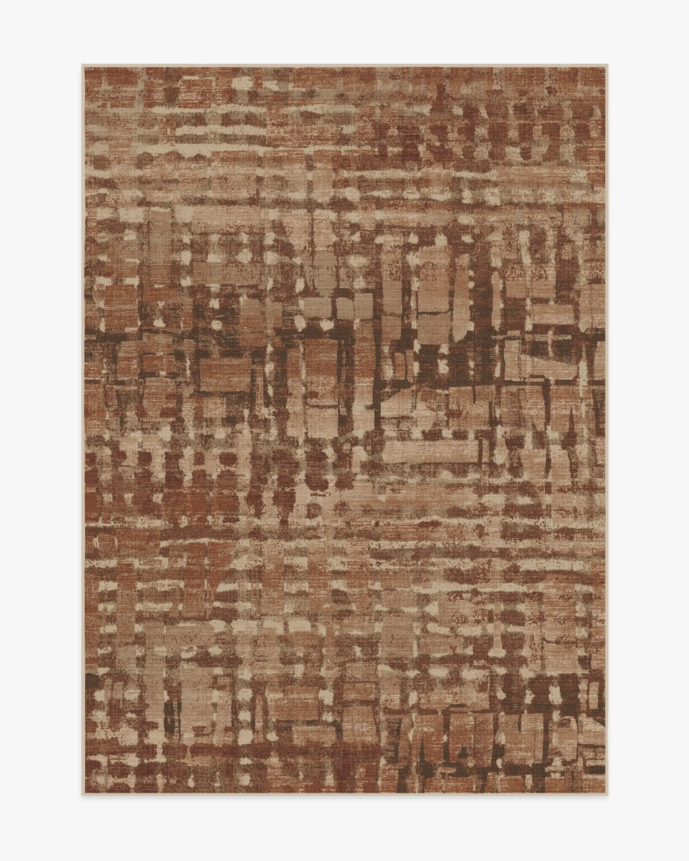 Machine Washable Area Rug - Brown