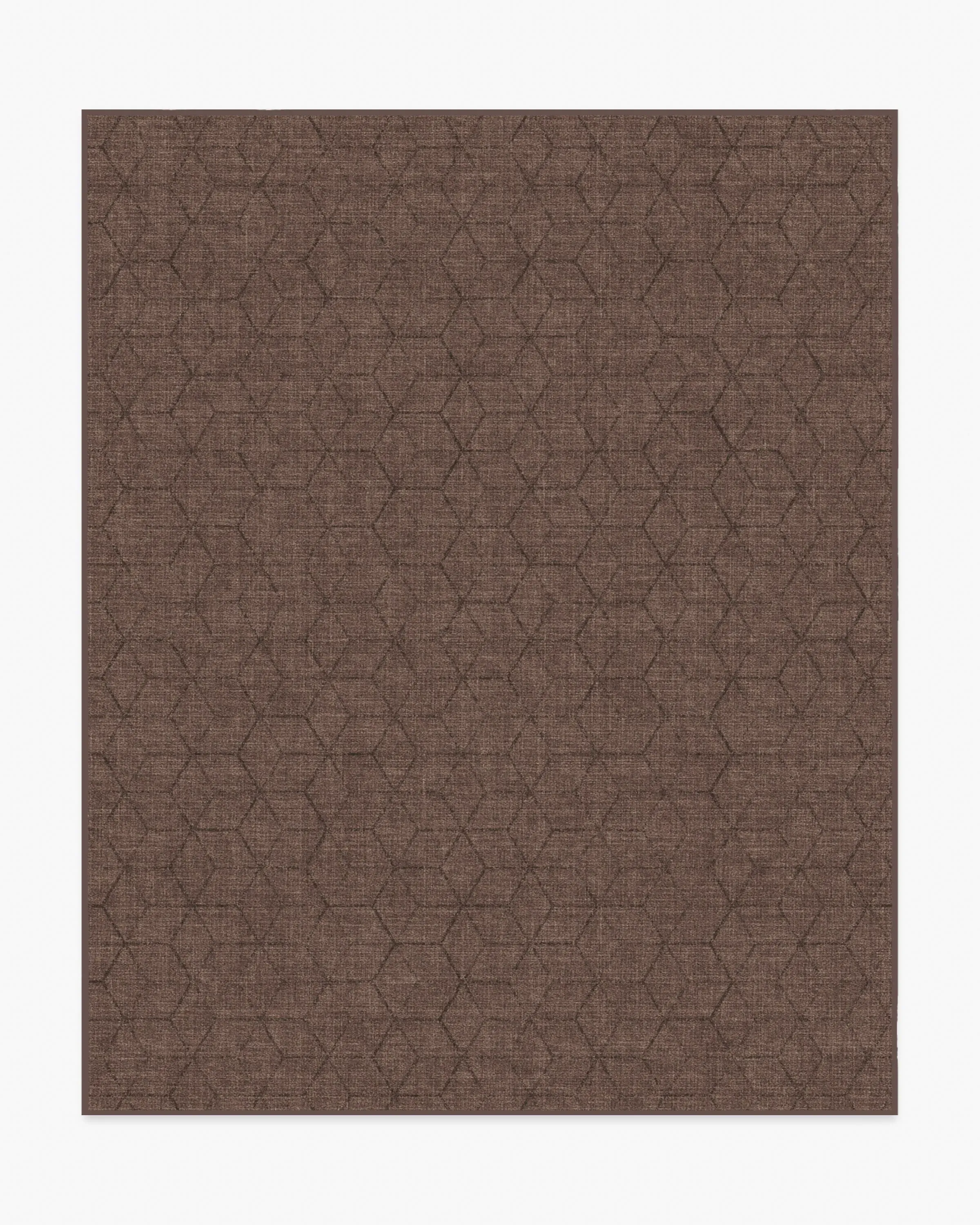 Machine Washable Area Rug - Brown