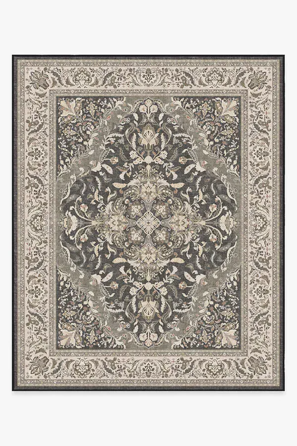 Machine Washable Area Rug - Brown