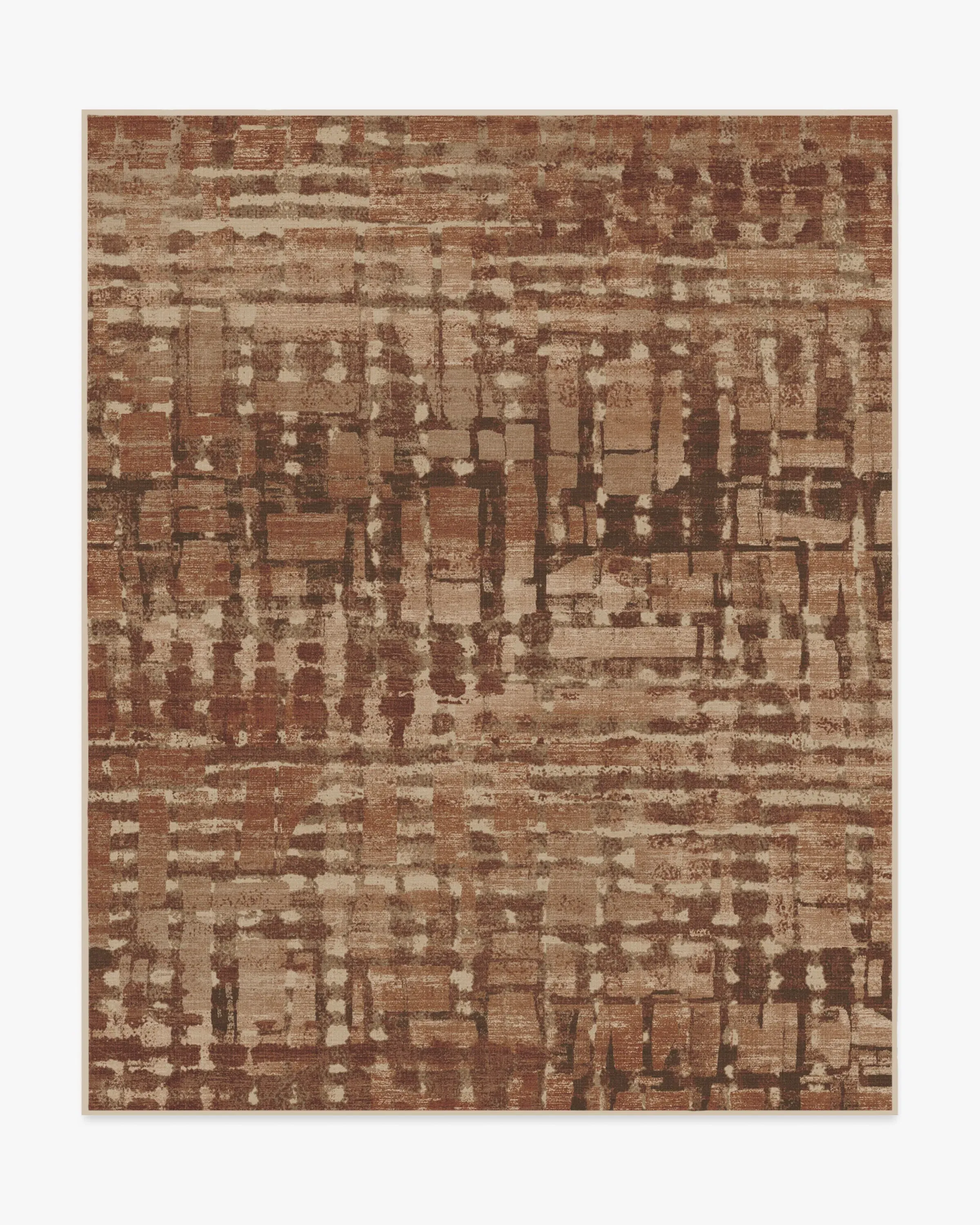 Machine Washable Area Rug - Brown