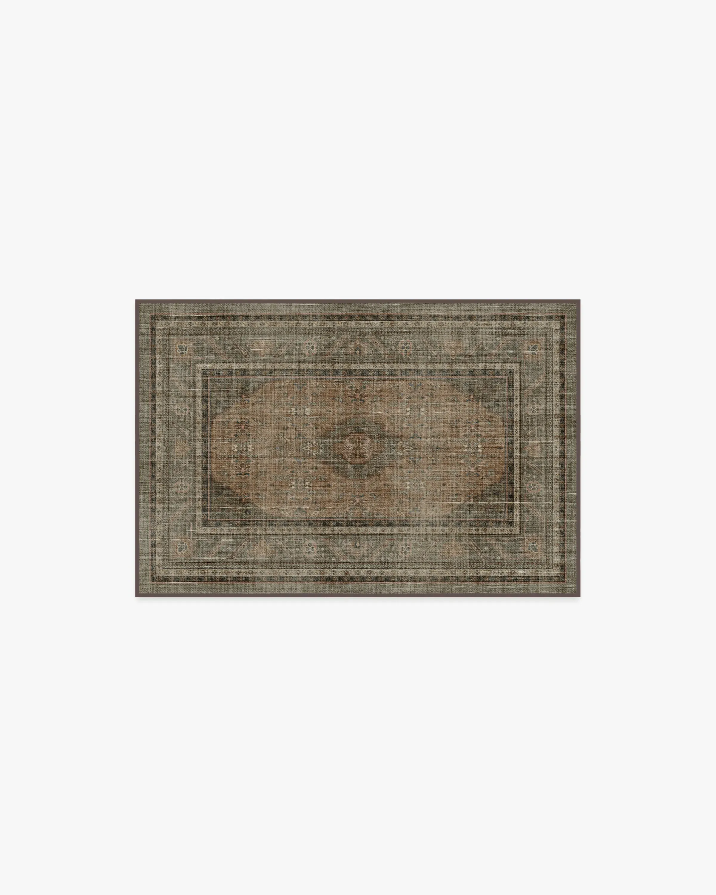 Machine Washable Area Rug - Brown image