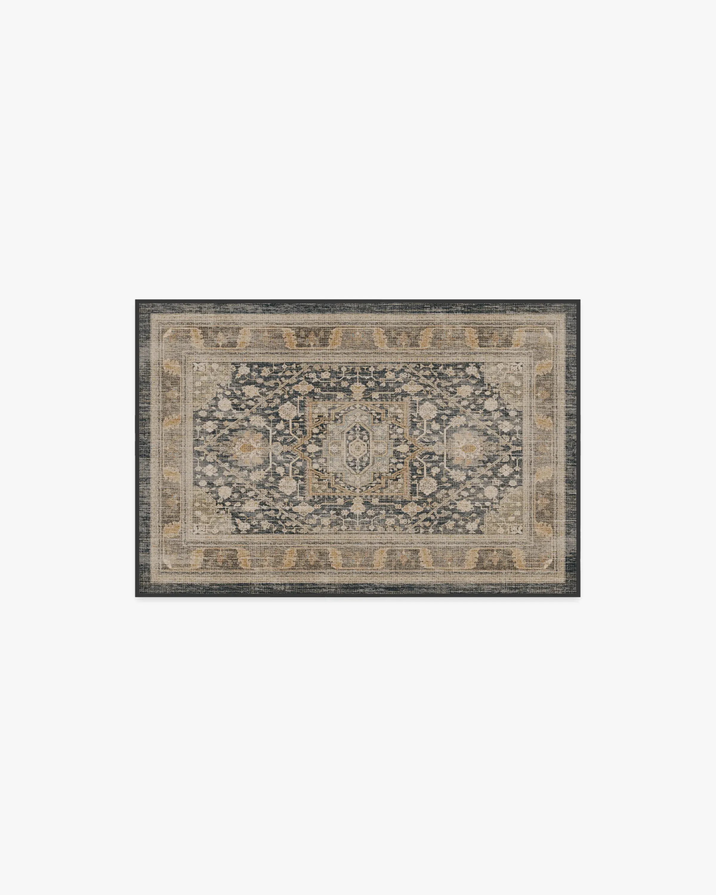 Machine Washable Area Rug - Brown image