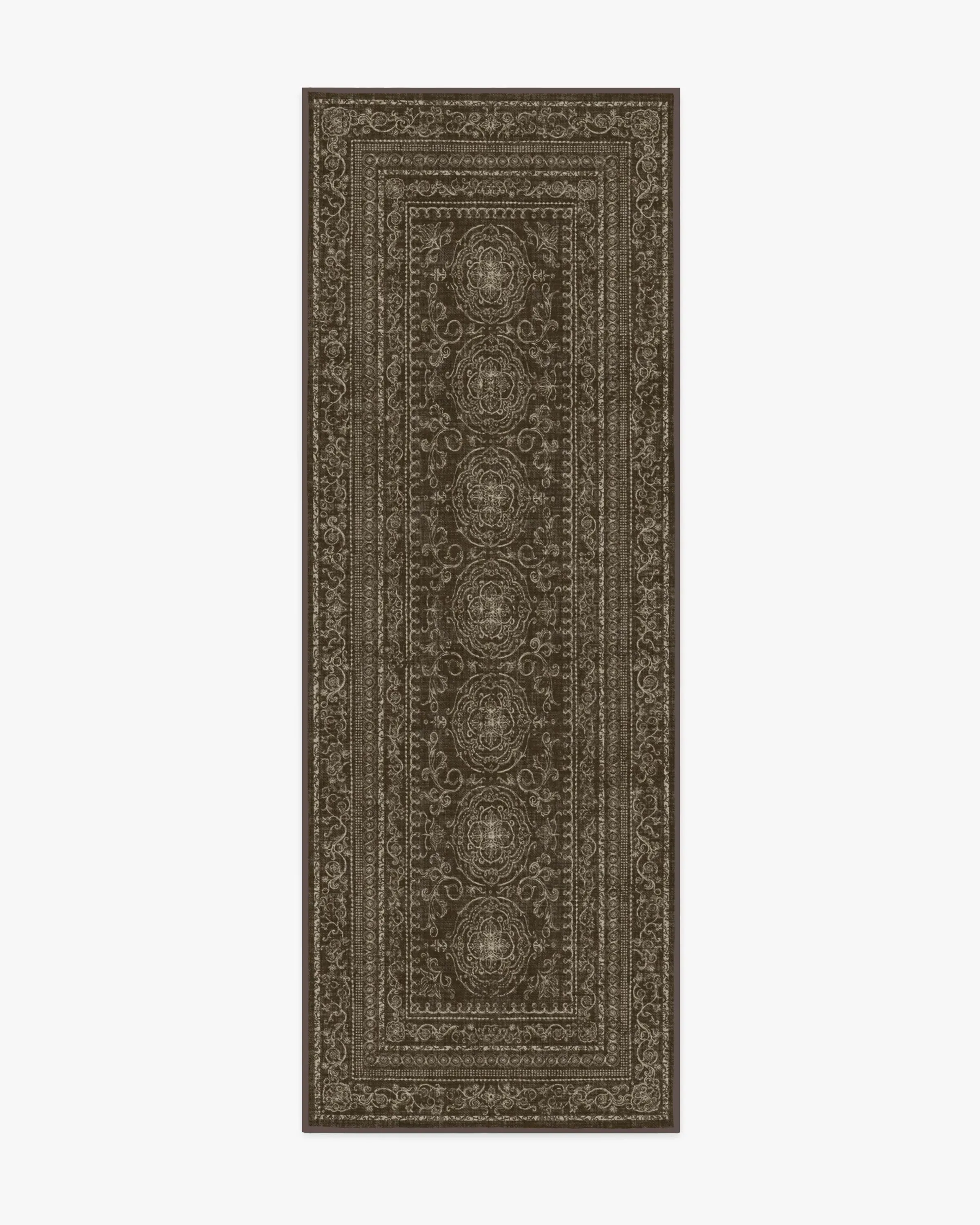 Machine Washable Area Rug - Brown image