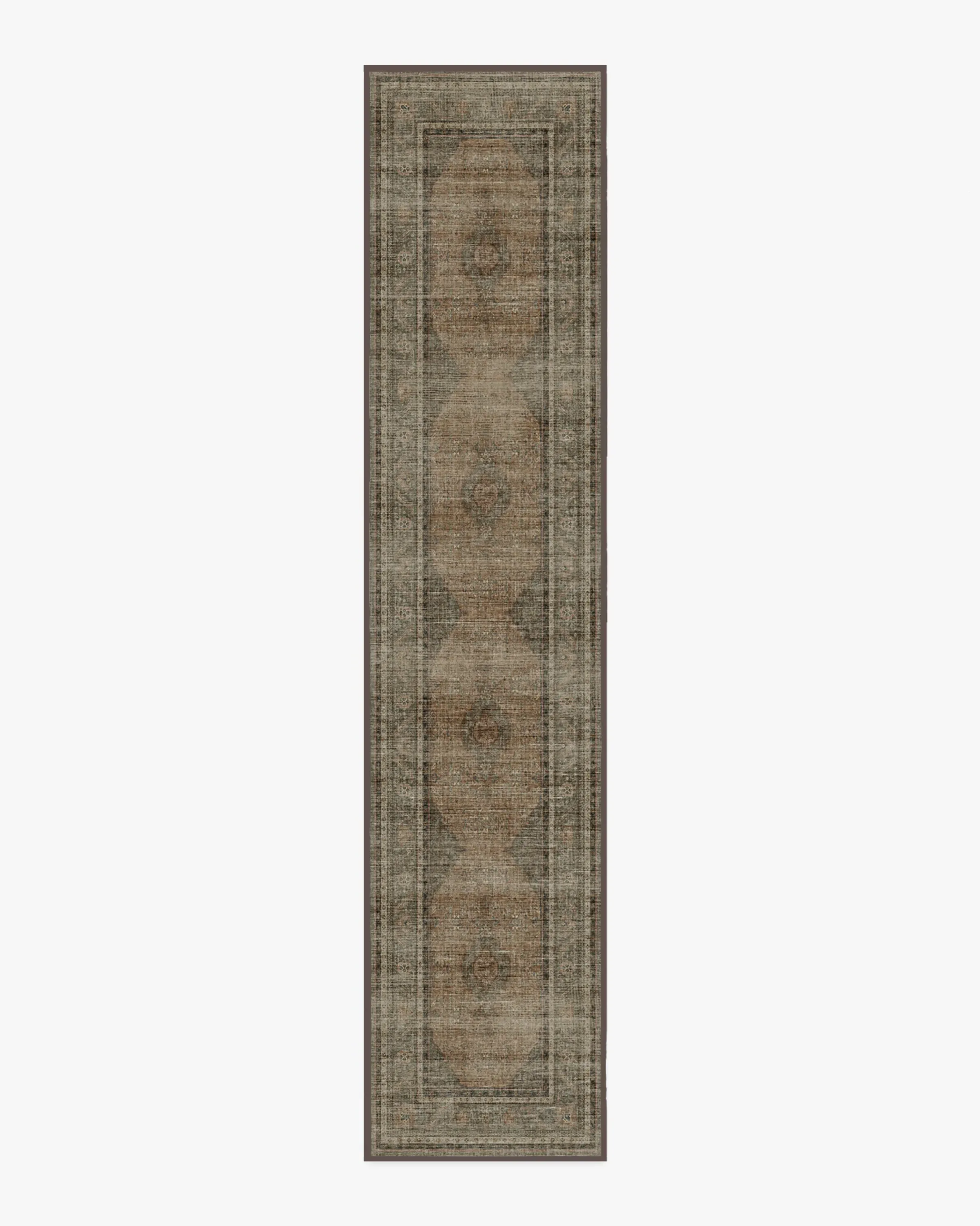 Machine Washable Area Rug - Brown