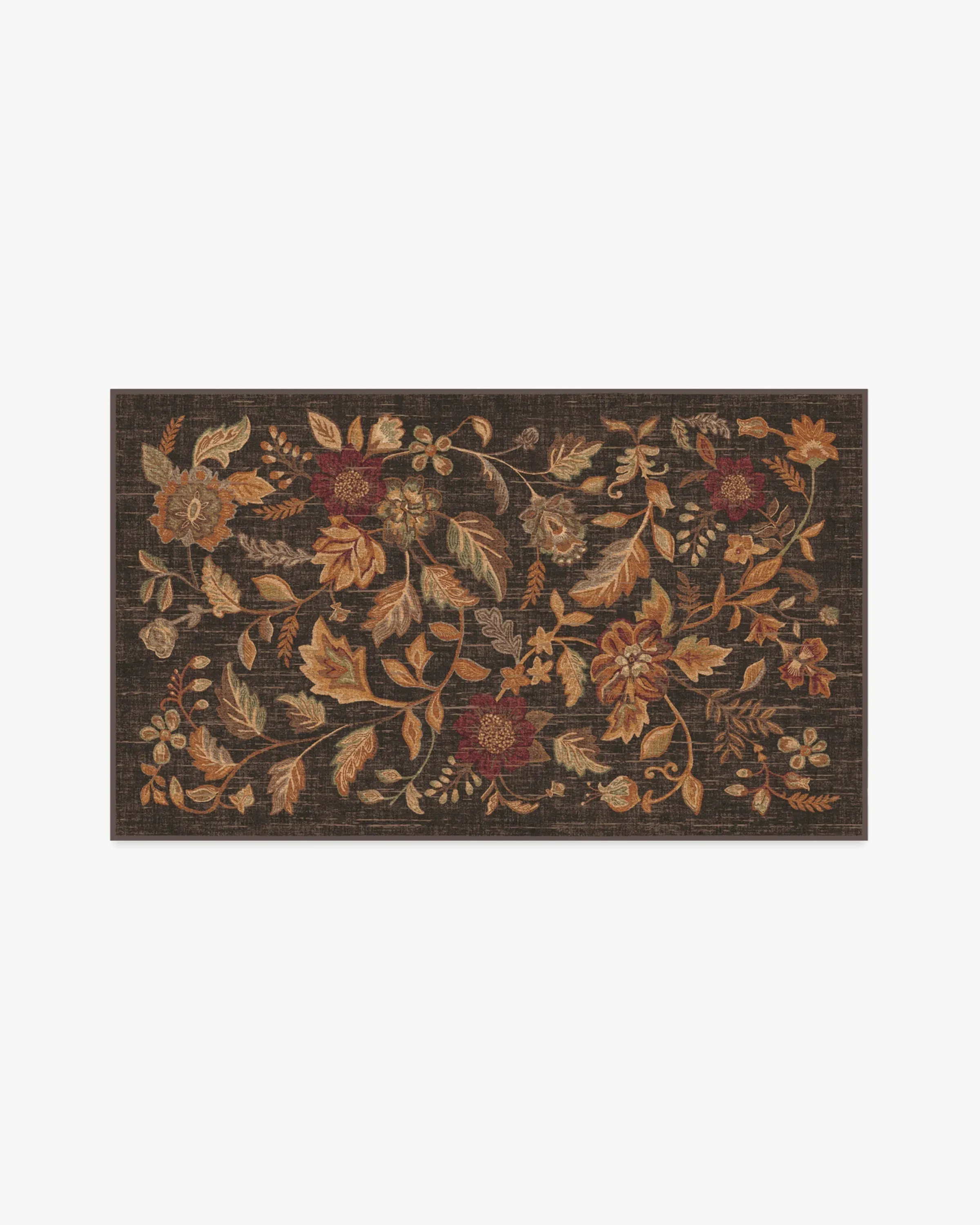 Machine Washable Area Rug - Brown