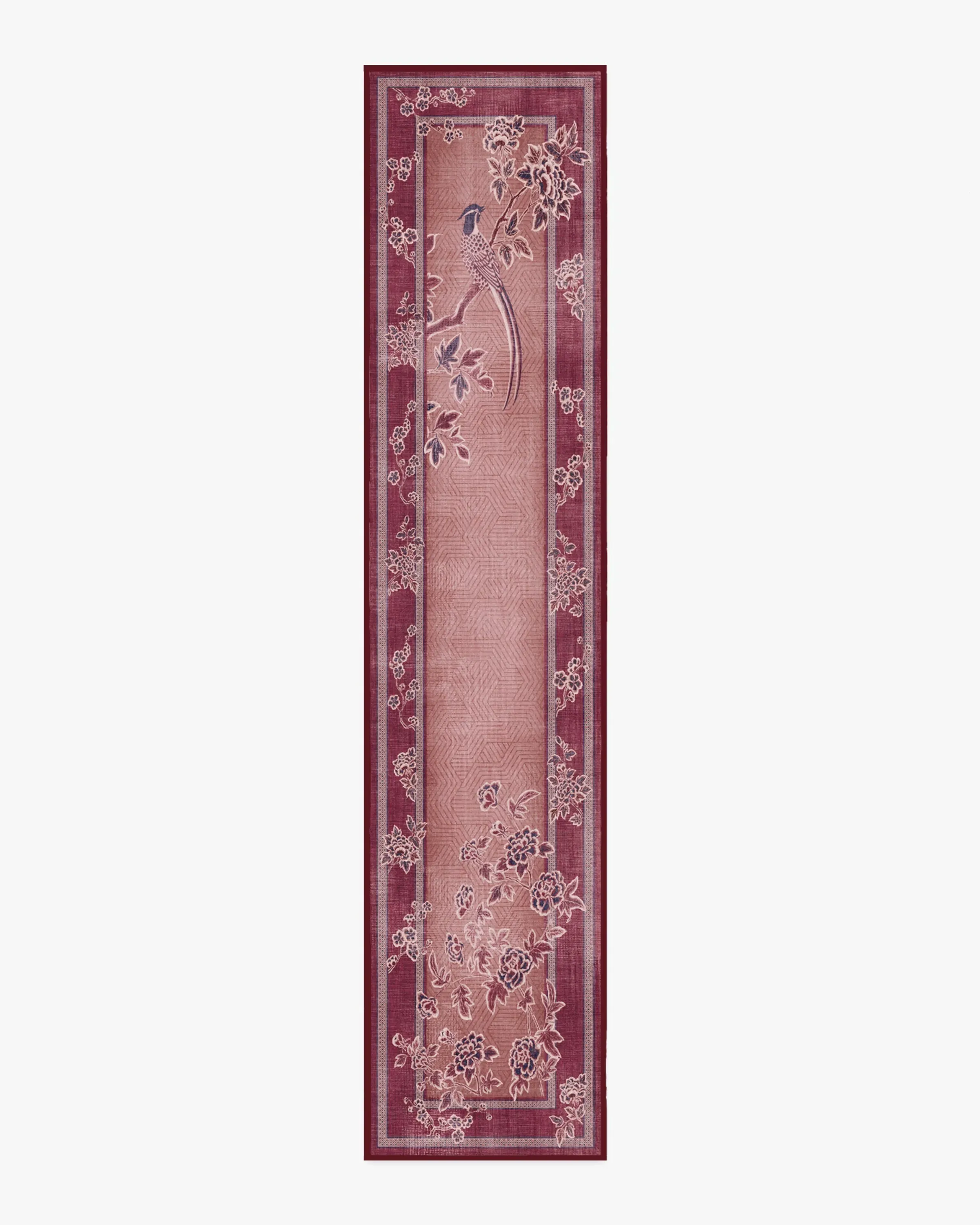 Machine Washable Area Rug - Burgundy