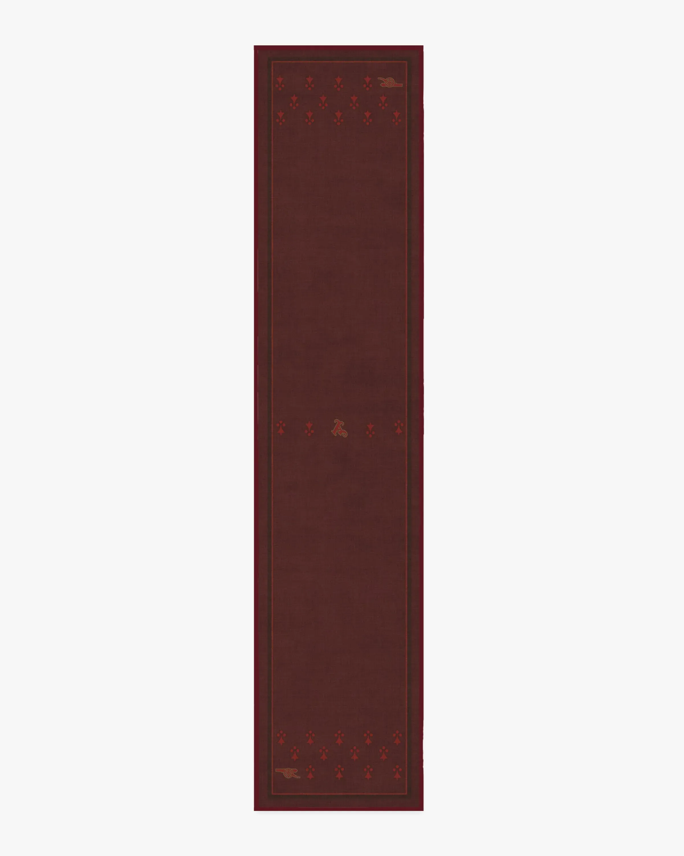 Machine Washable Area Rug - Burgundy