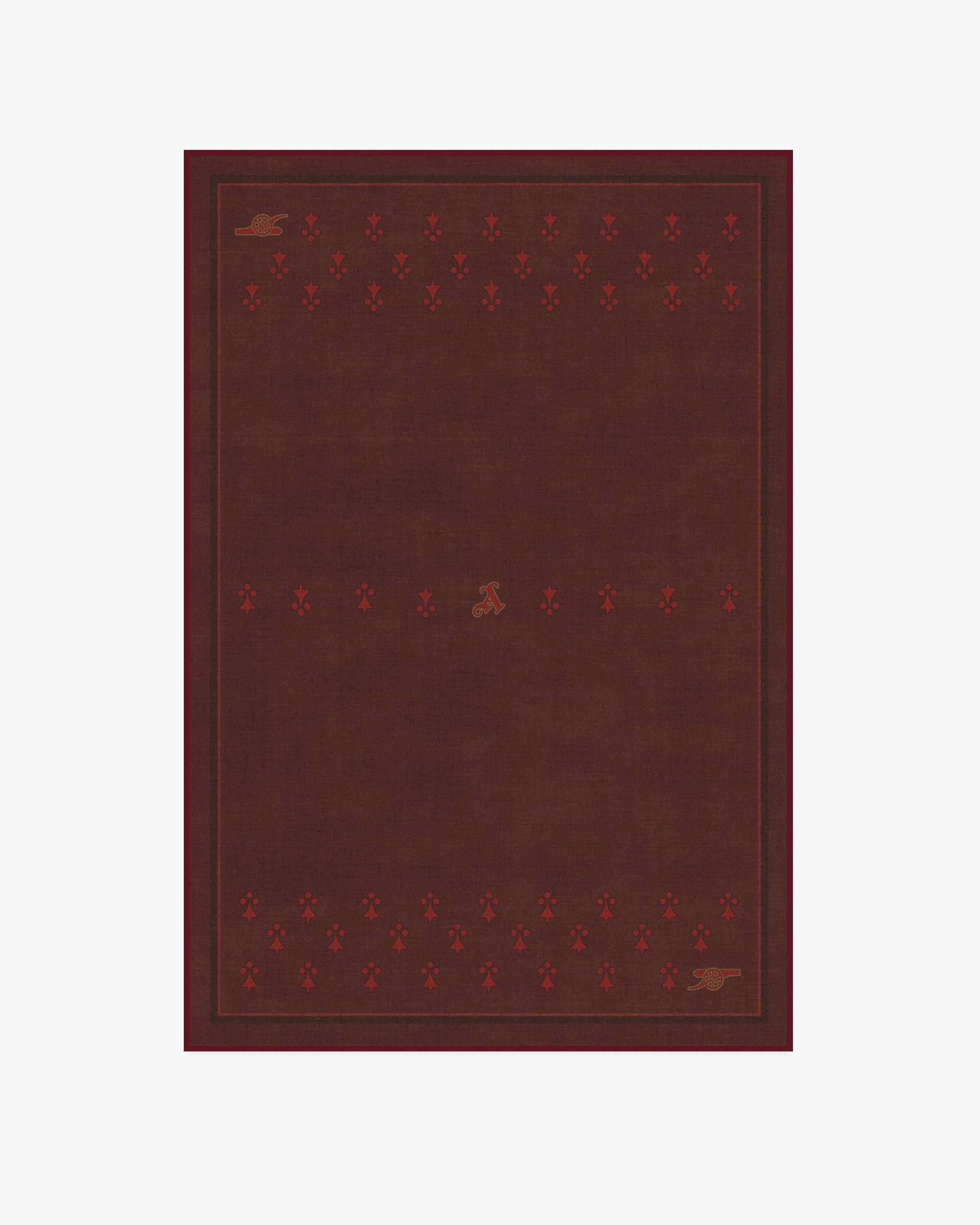 Machine Washable Area Rug - Burgundy