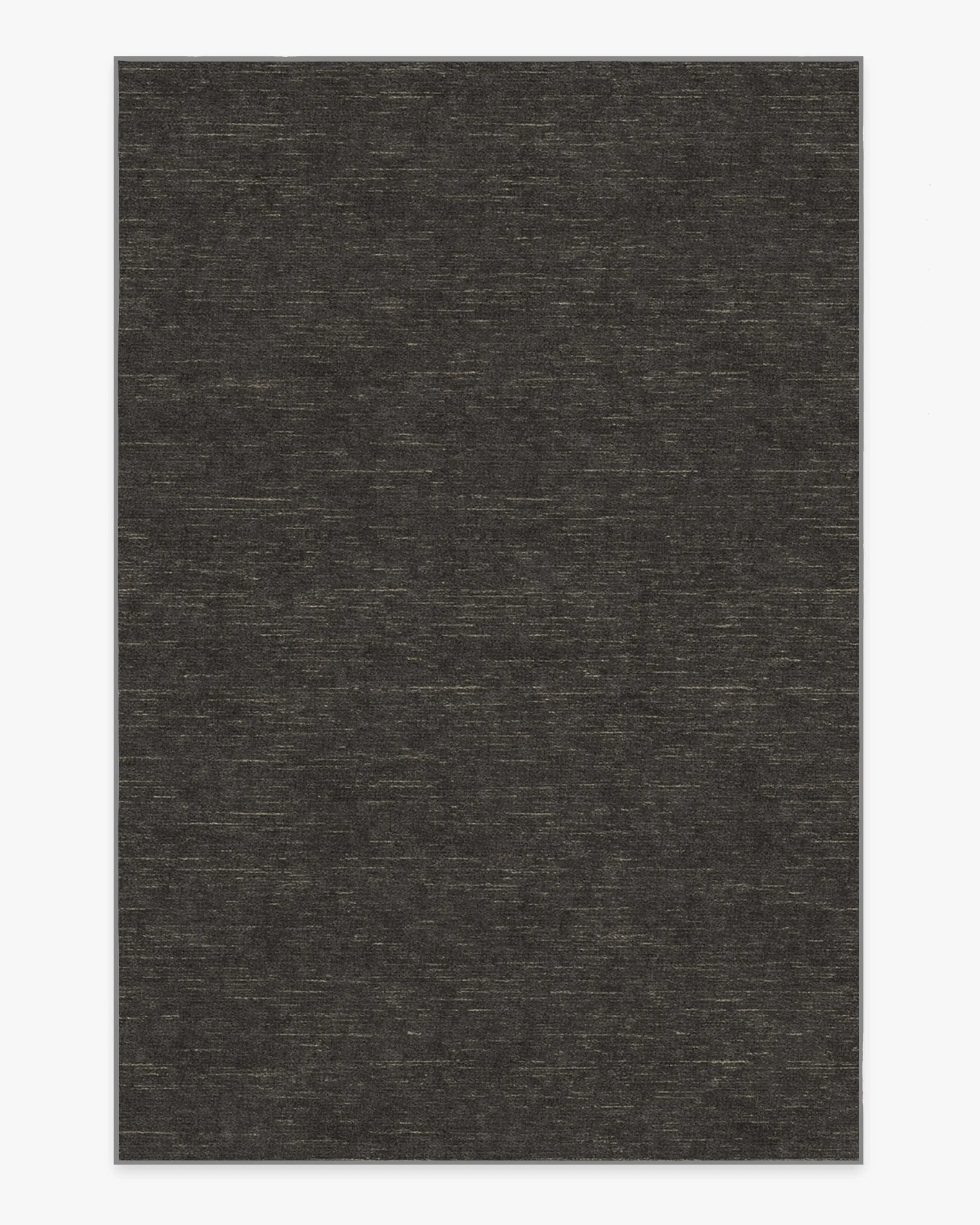 Machine Washable Area Rug - Charcoal, Chenille