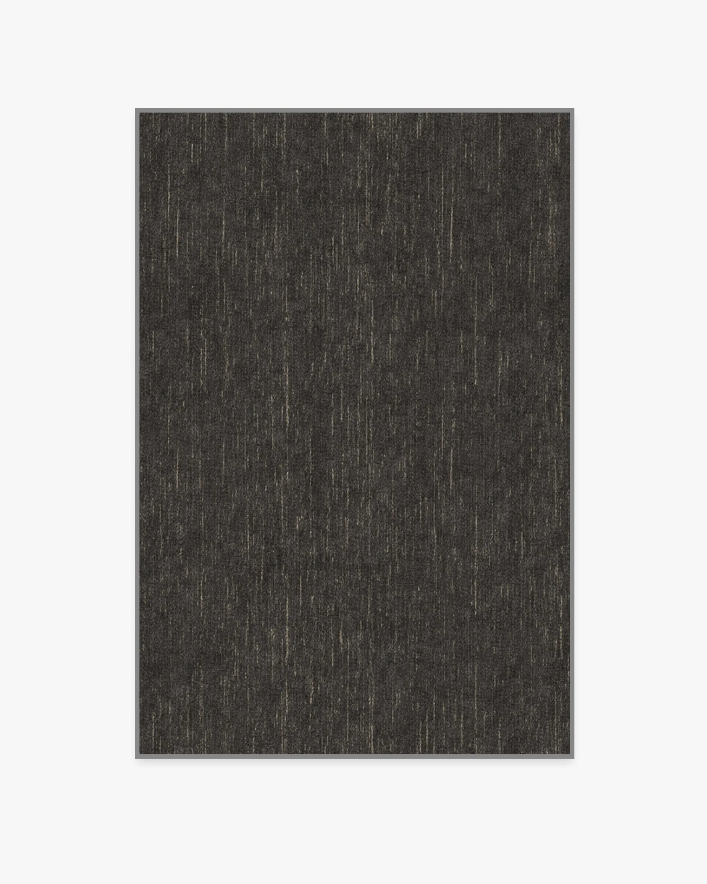 Machine Washable Area Rug - Charcoal, Chenille