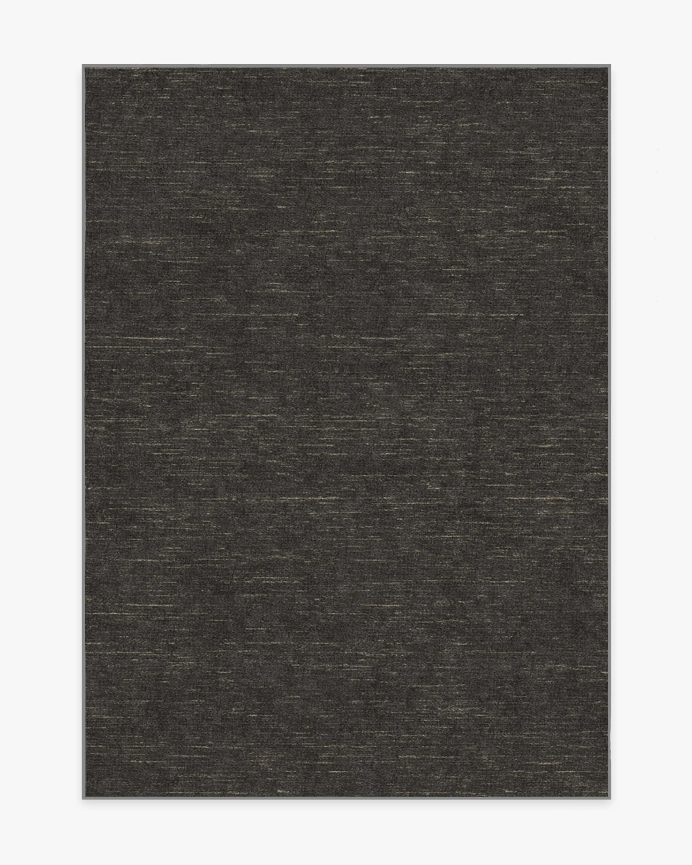 Machine Washable Area Rug - Charcoal, Chenille