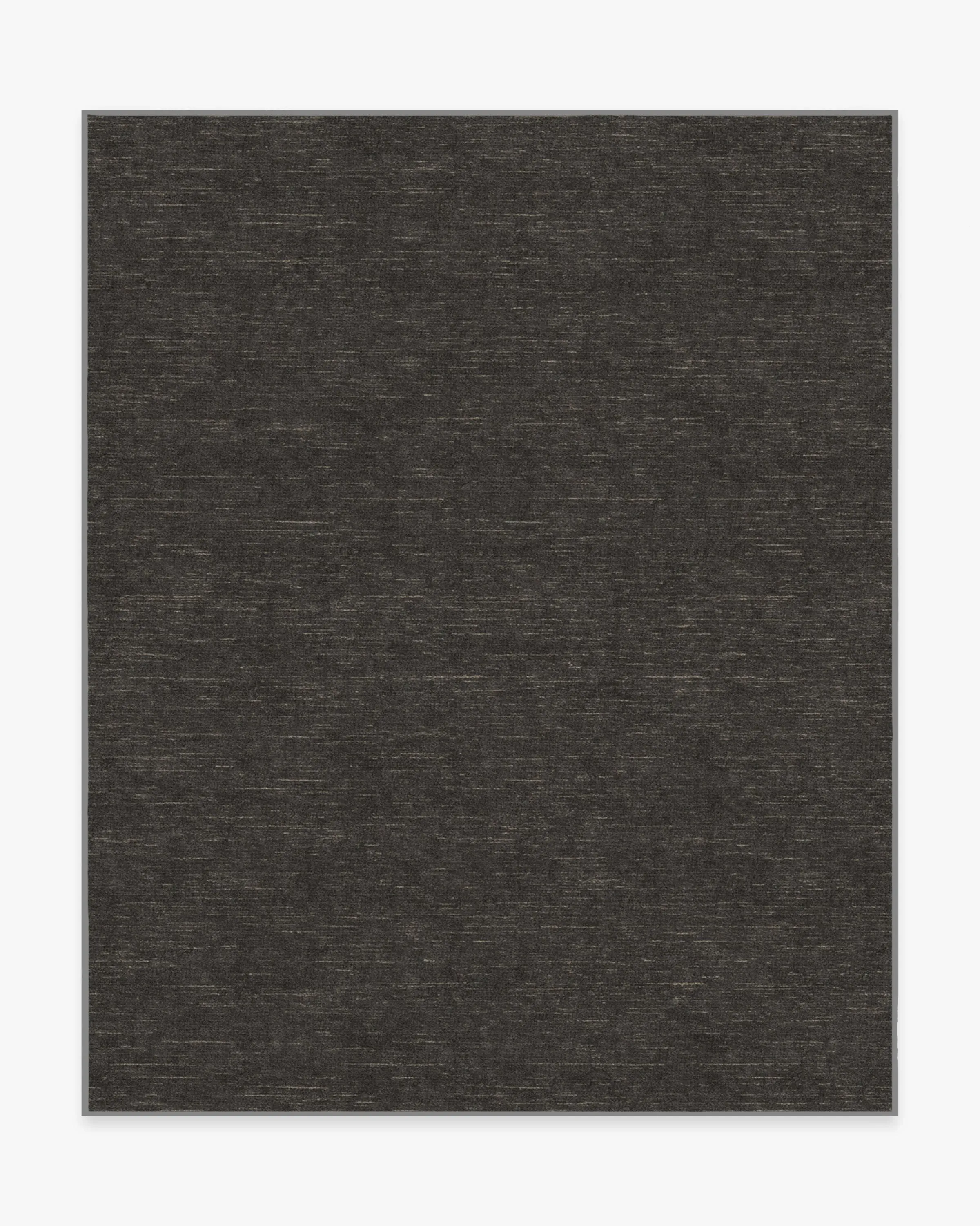 Machine Washable Area Rug - Charcoal, Chenille