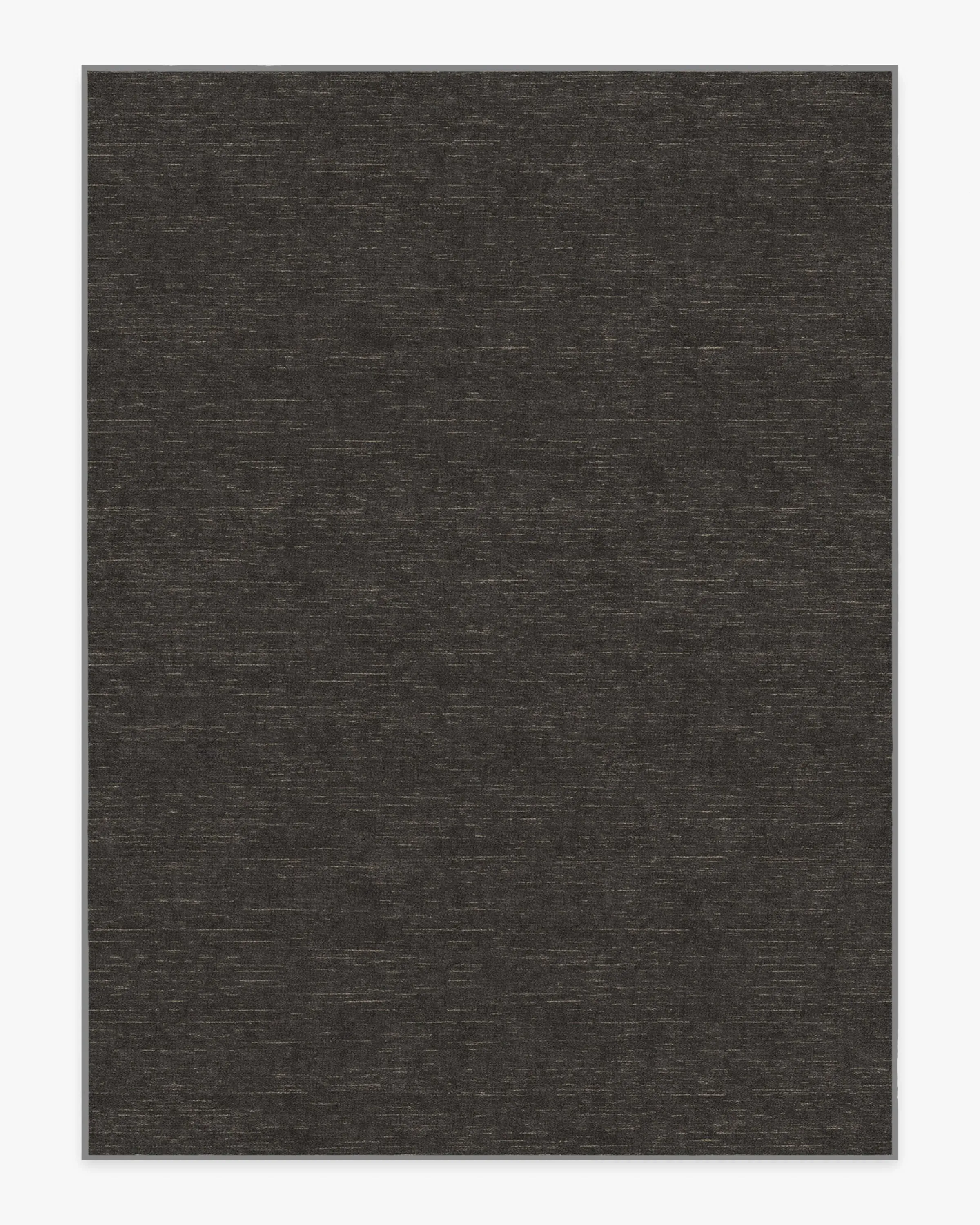 Machine Washable Area Rug - Charcoal, Chenille