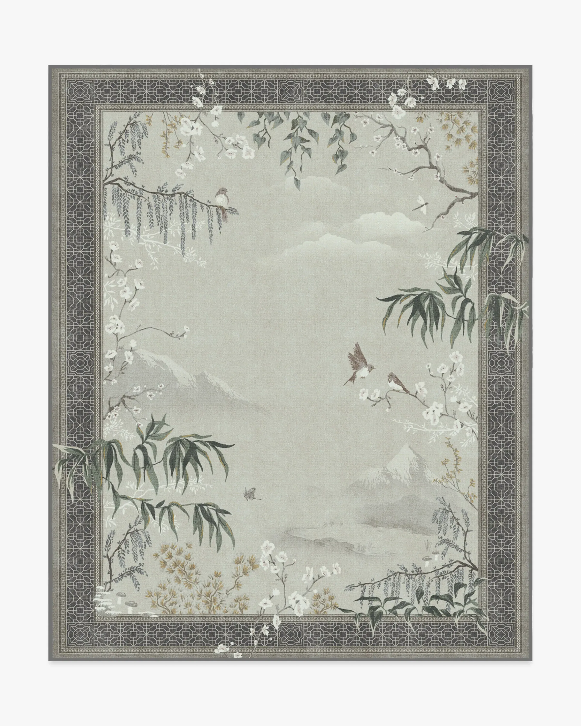 Machine Washable Area Rug - Charcoal & Opal