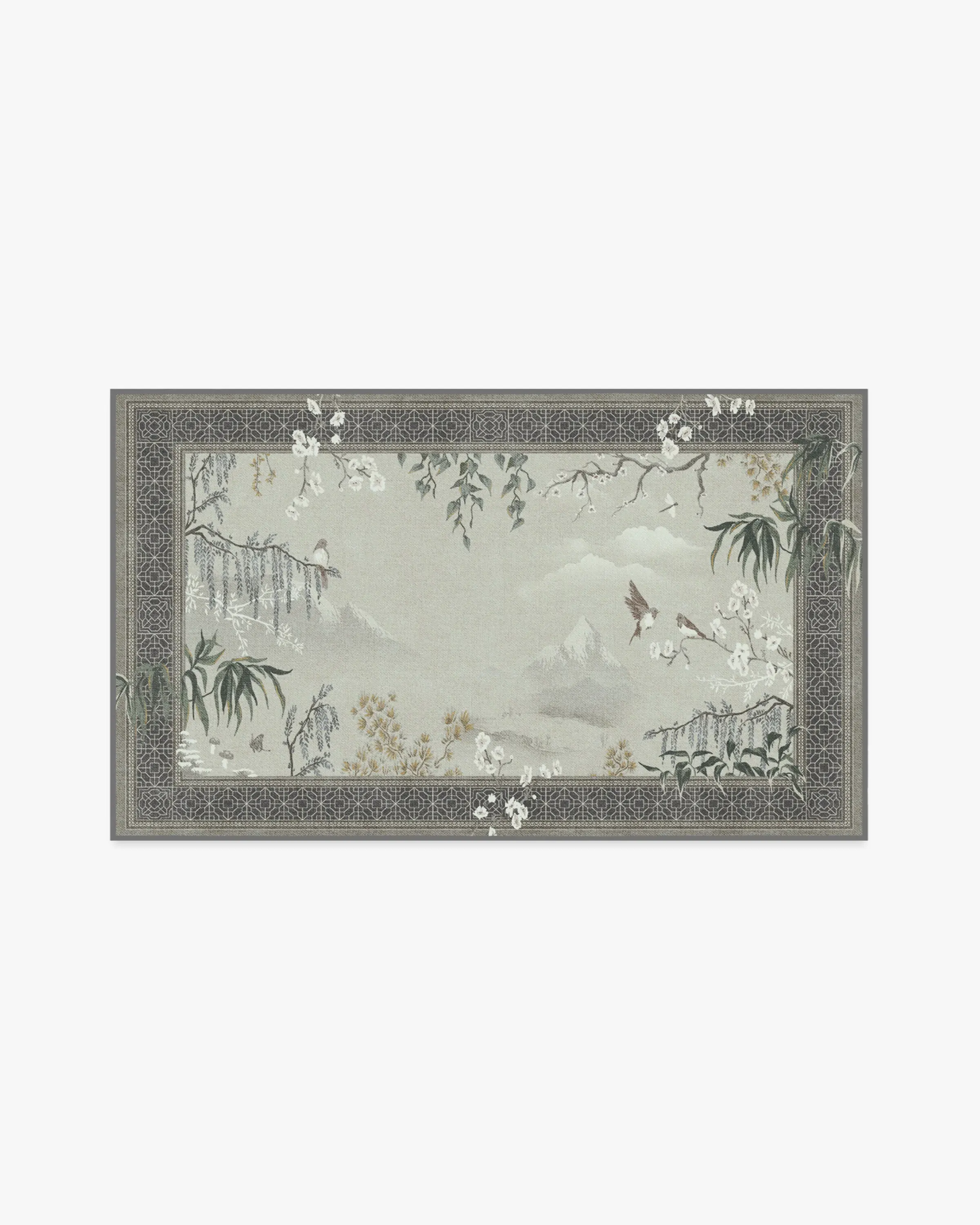 Machine Washable Area Rug - Charcoal & Opal