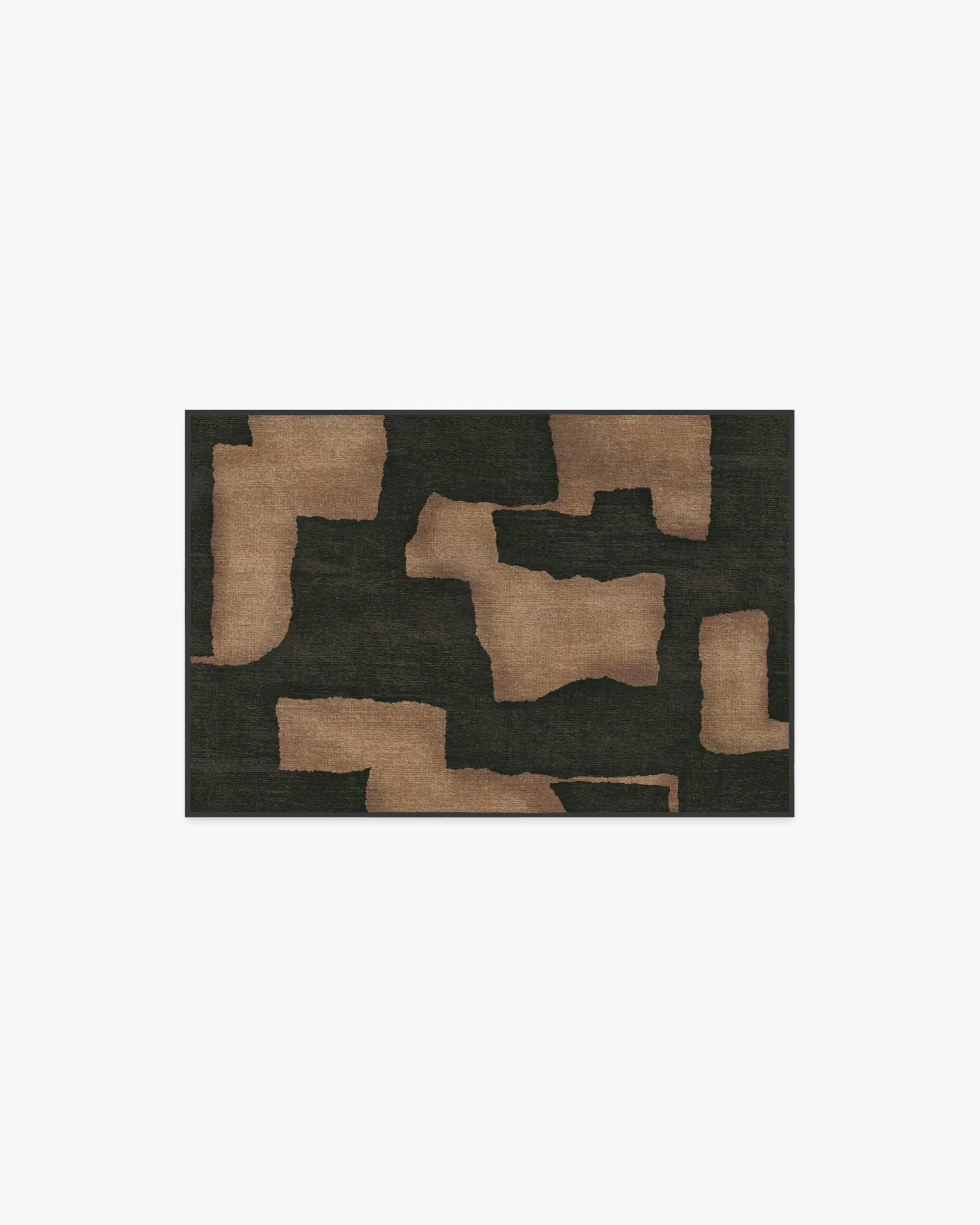 Machine Washable Area Rug - Charcoal & Taupe image