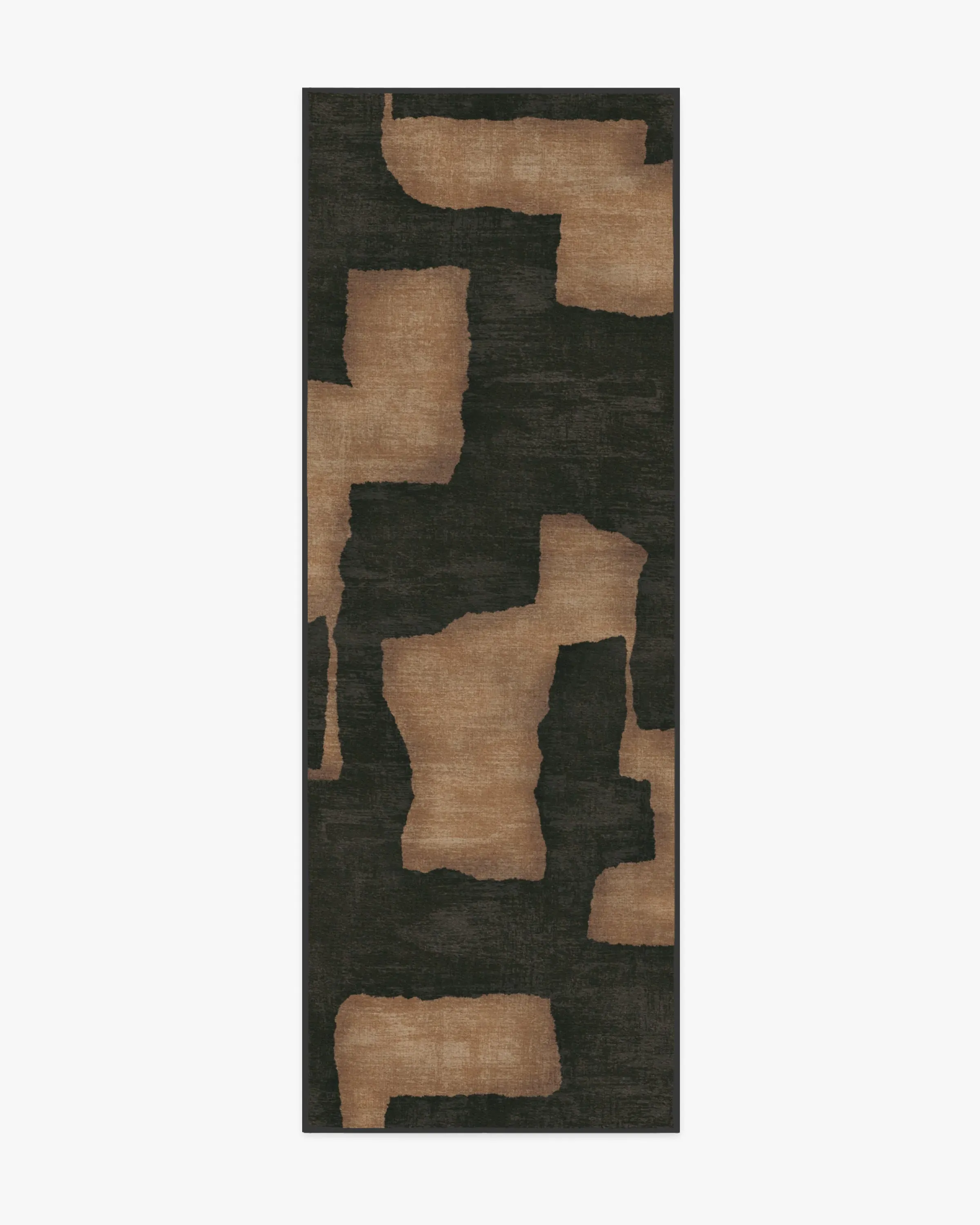 Machine Washable Area Rug - Charcoal & Taupe