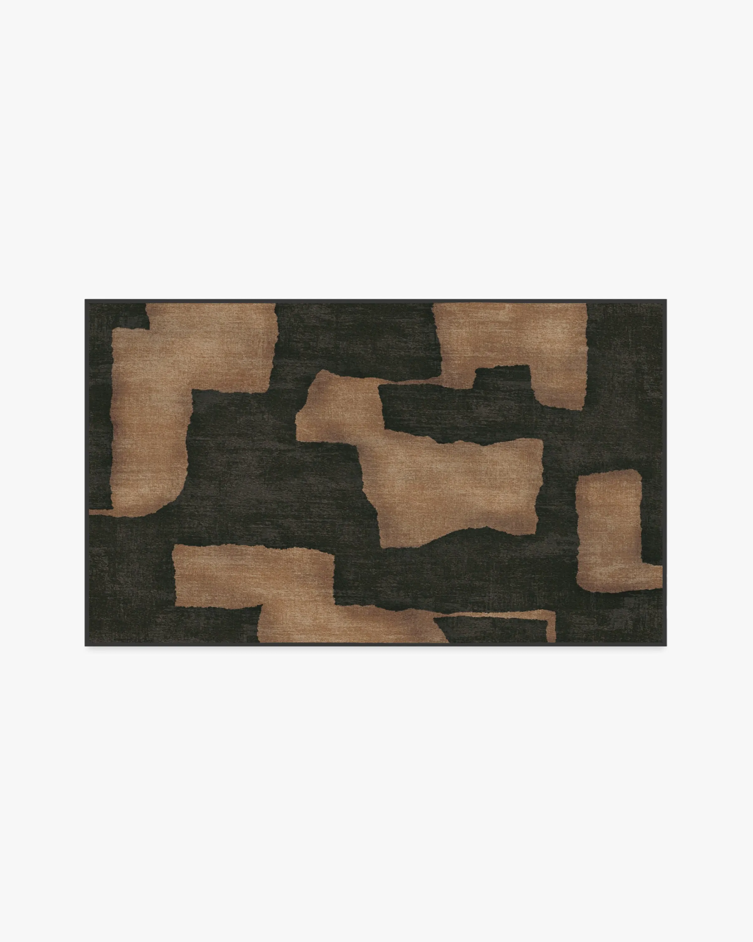 Machine Washable Area Rug - Charcoal & Taupe