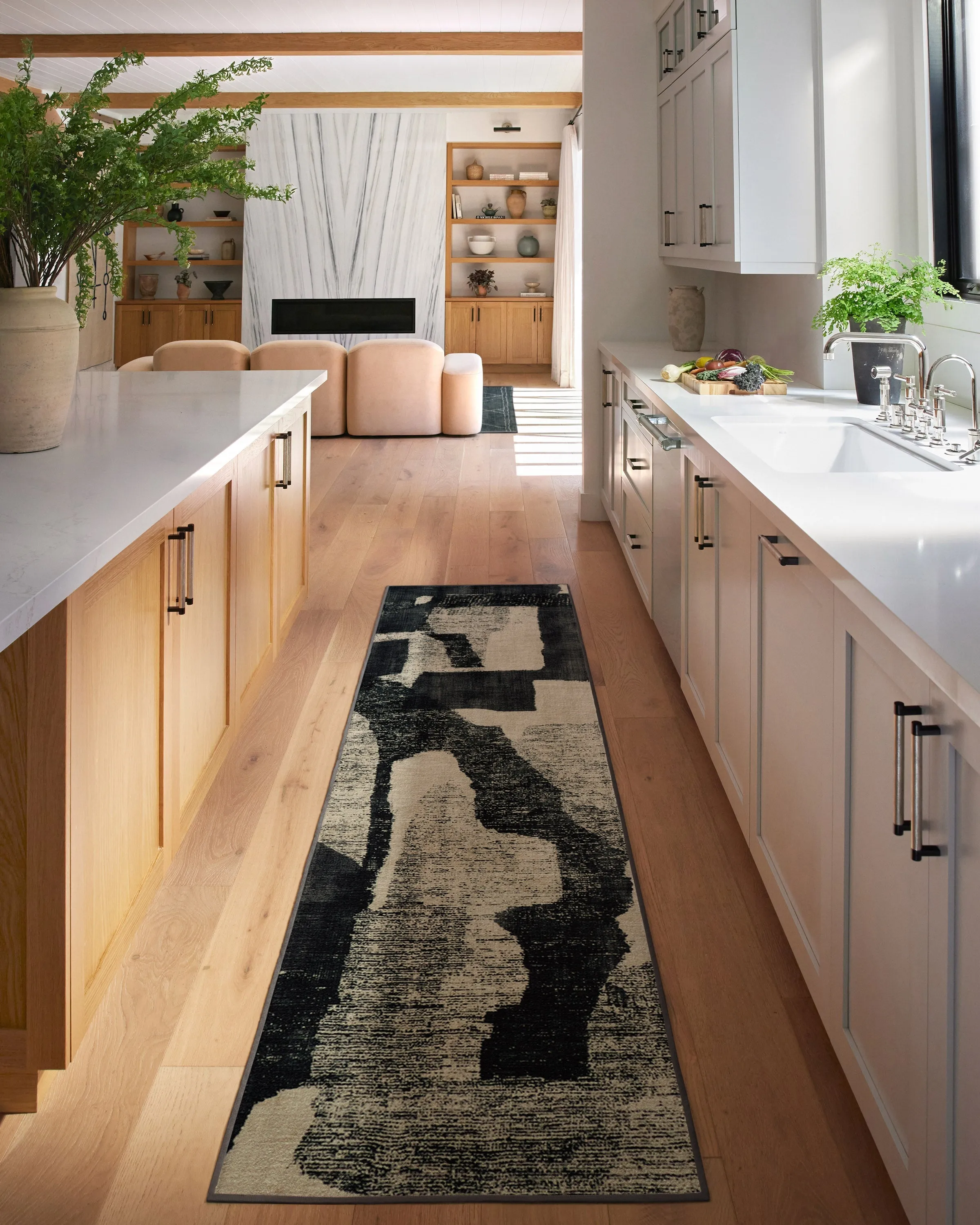 Machine Washable Area Rug - Charcoal, Tufted
