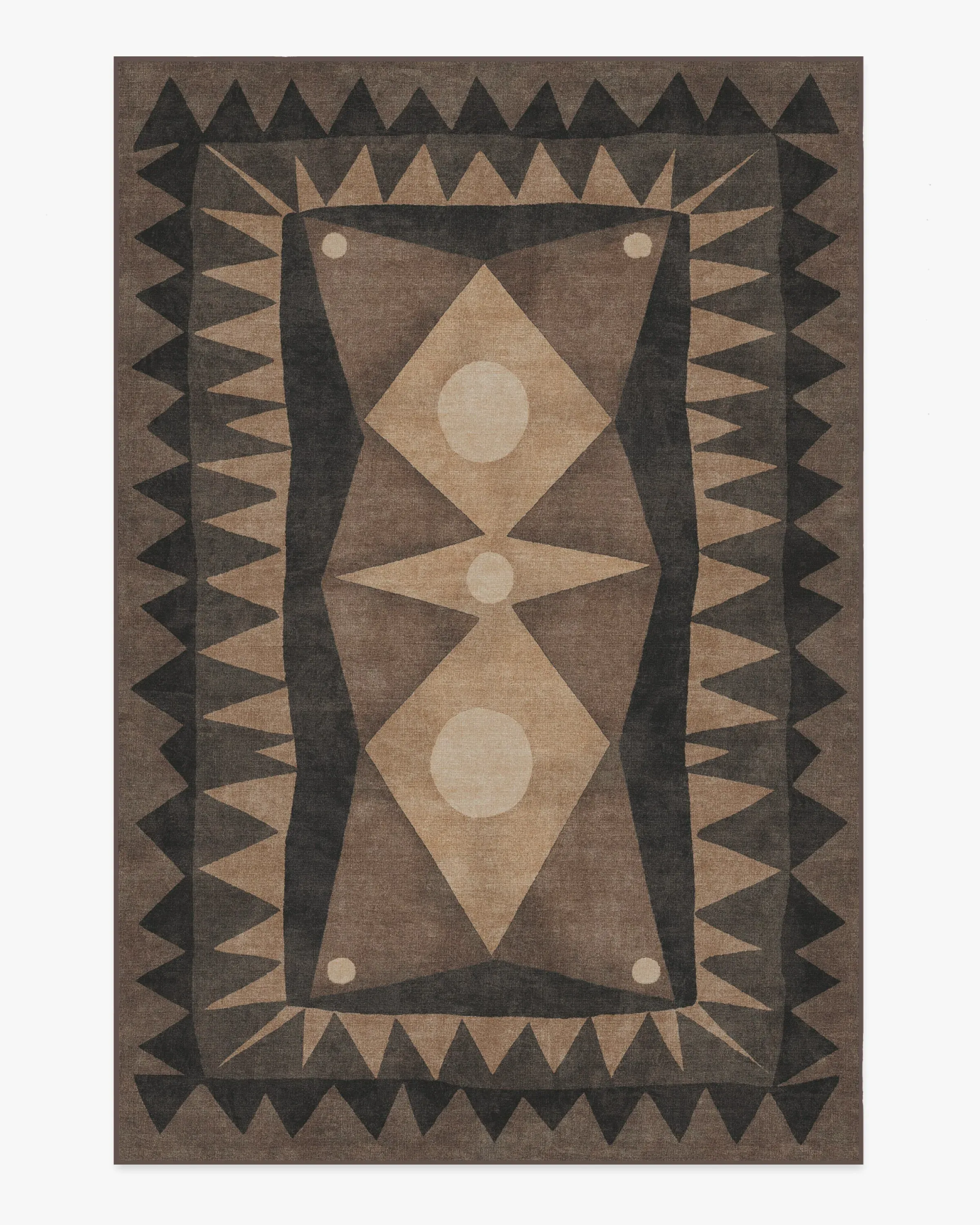 Machine Washable Area Rug - Charcoal