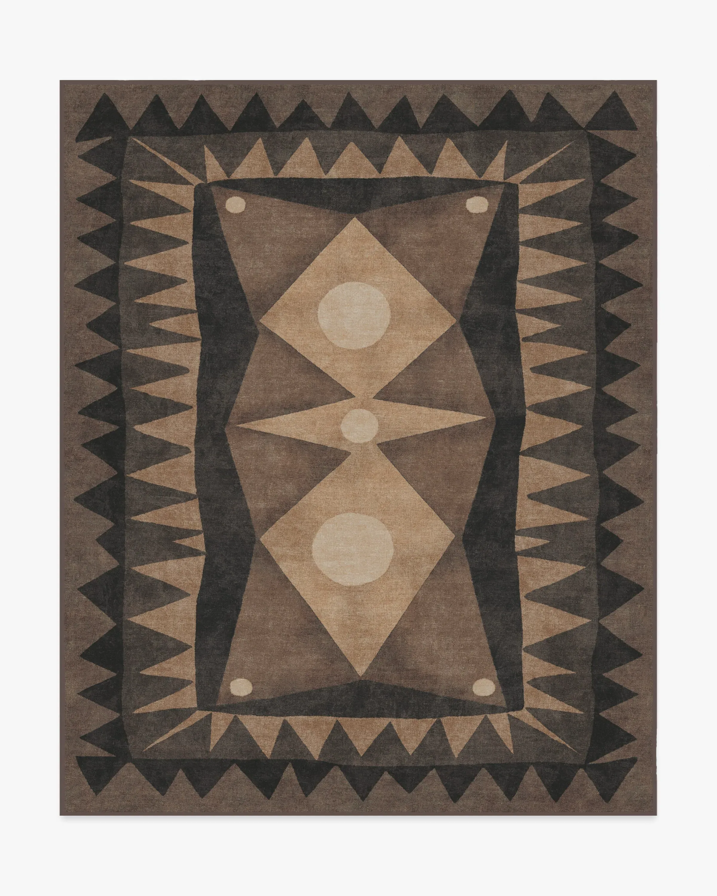 Machine Washable Area Rug - Charcoal