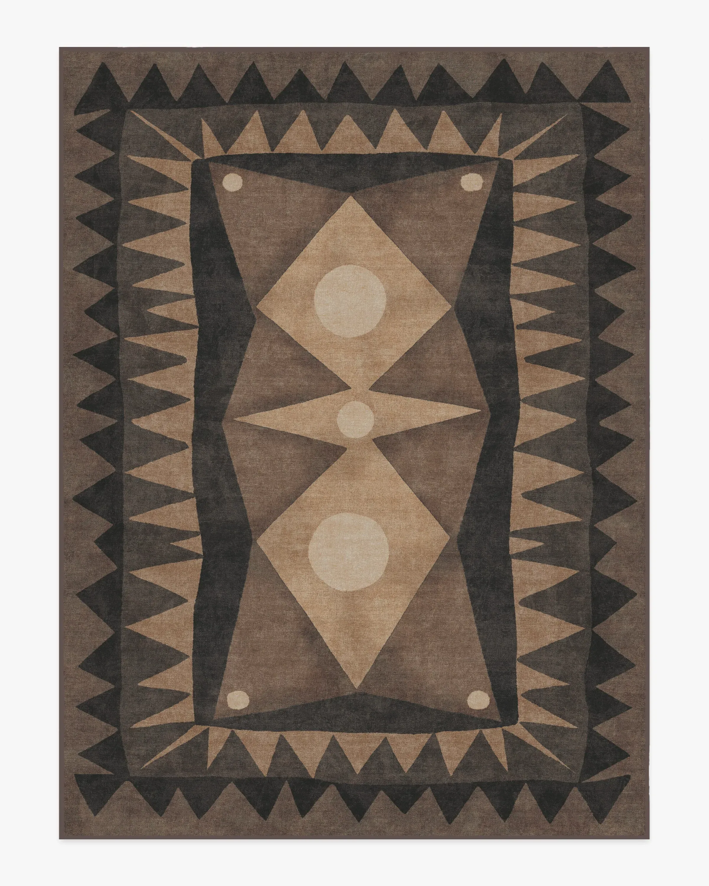 Machine Washable Area Rug - Charcoal