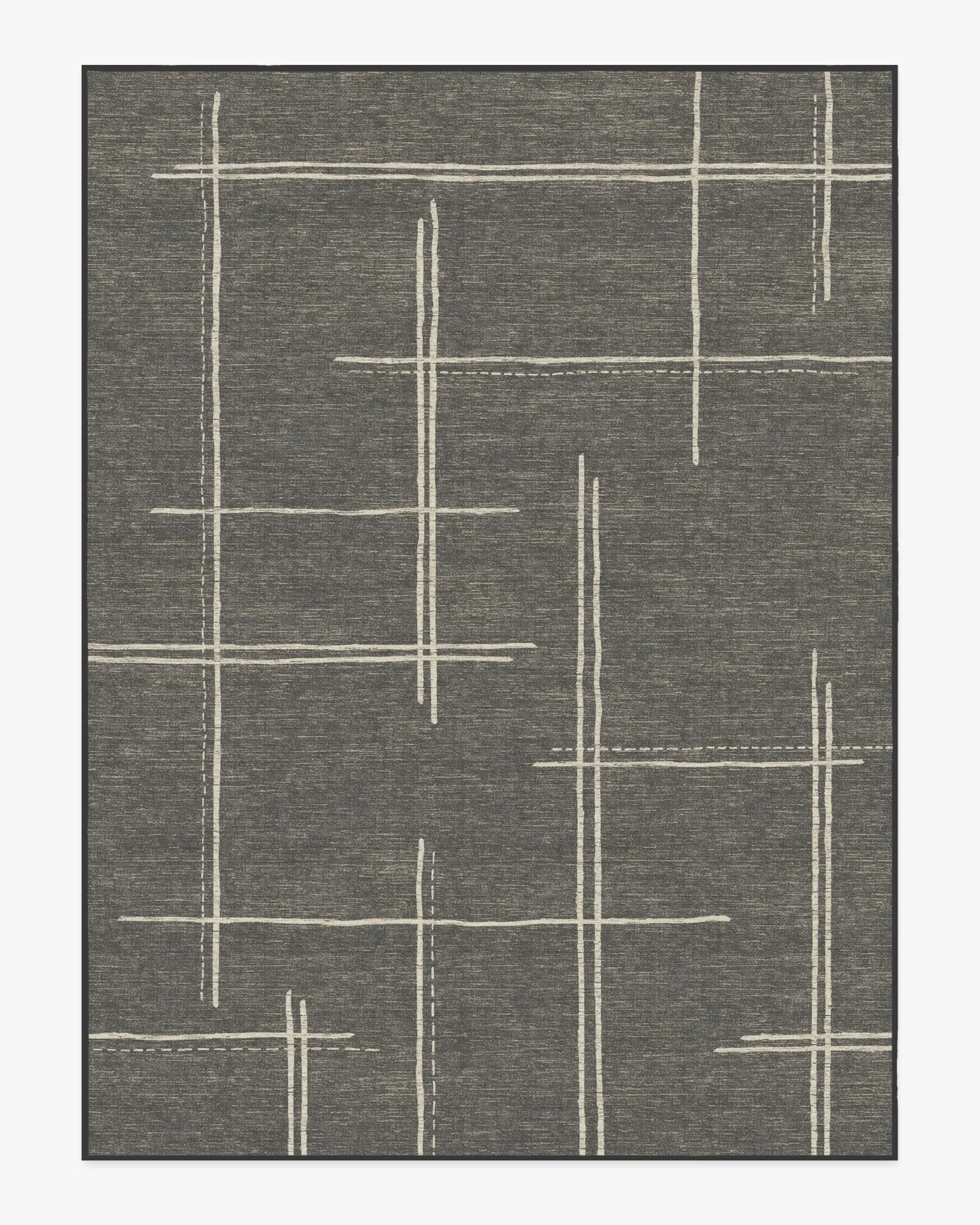 Machine Washable Area Rug - Charcoal