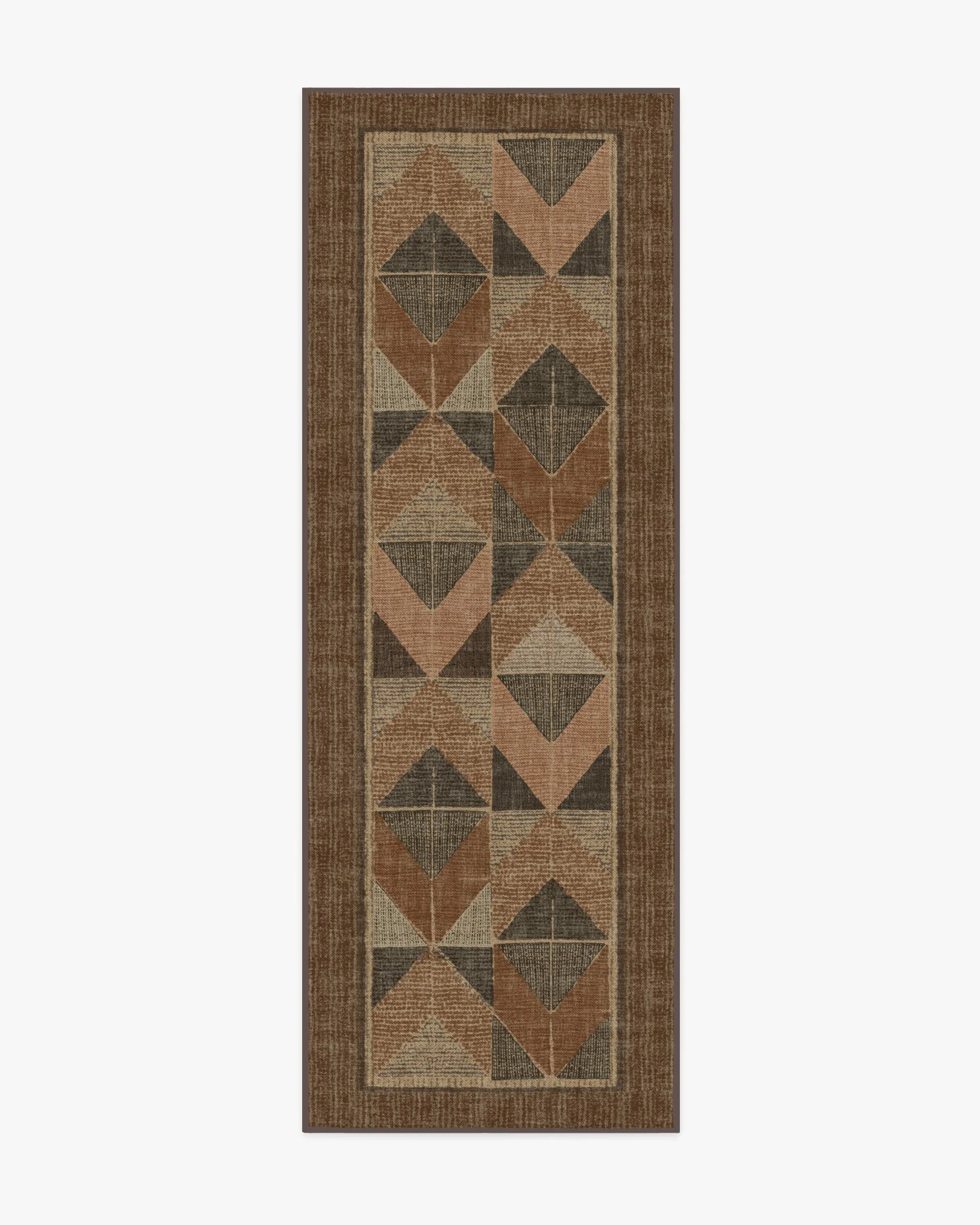 Machine Washable Area Rug - Copper, Brown