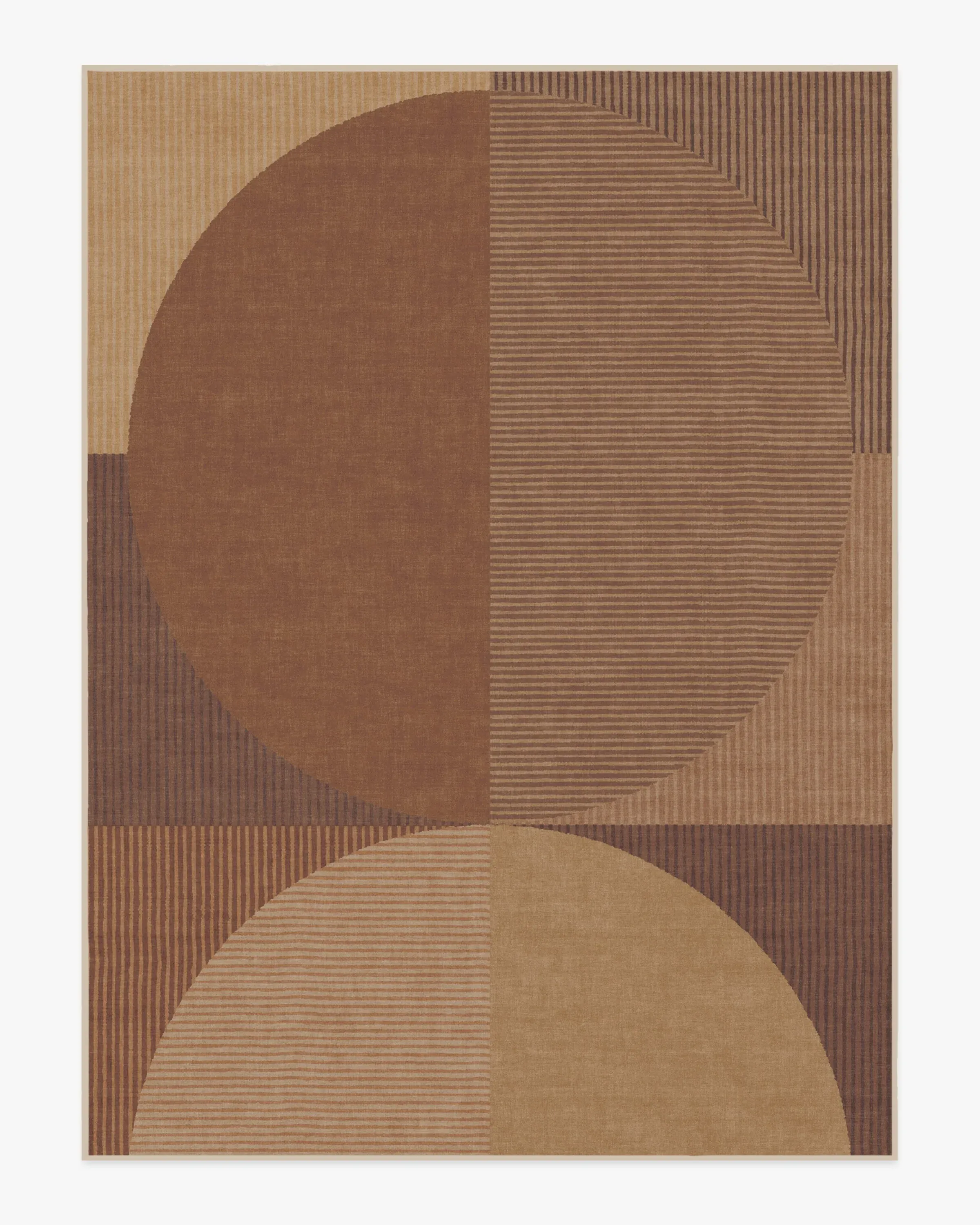 Machine Washable Area Rug - Copper, Flatwoven
