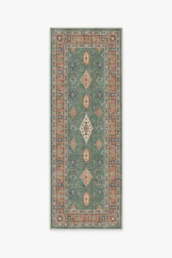 Machine Washable Area Rug - Copper Sage