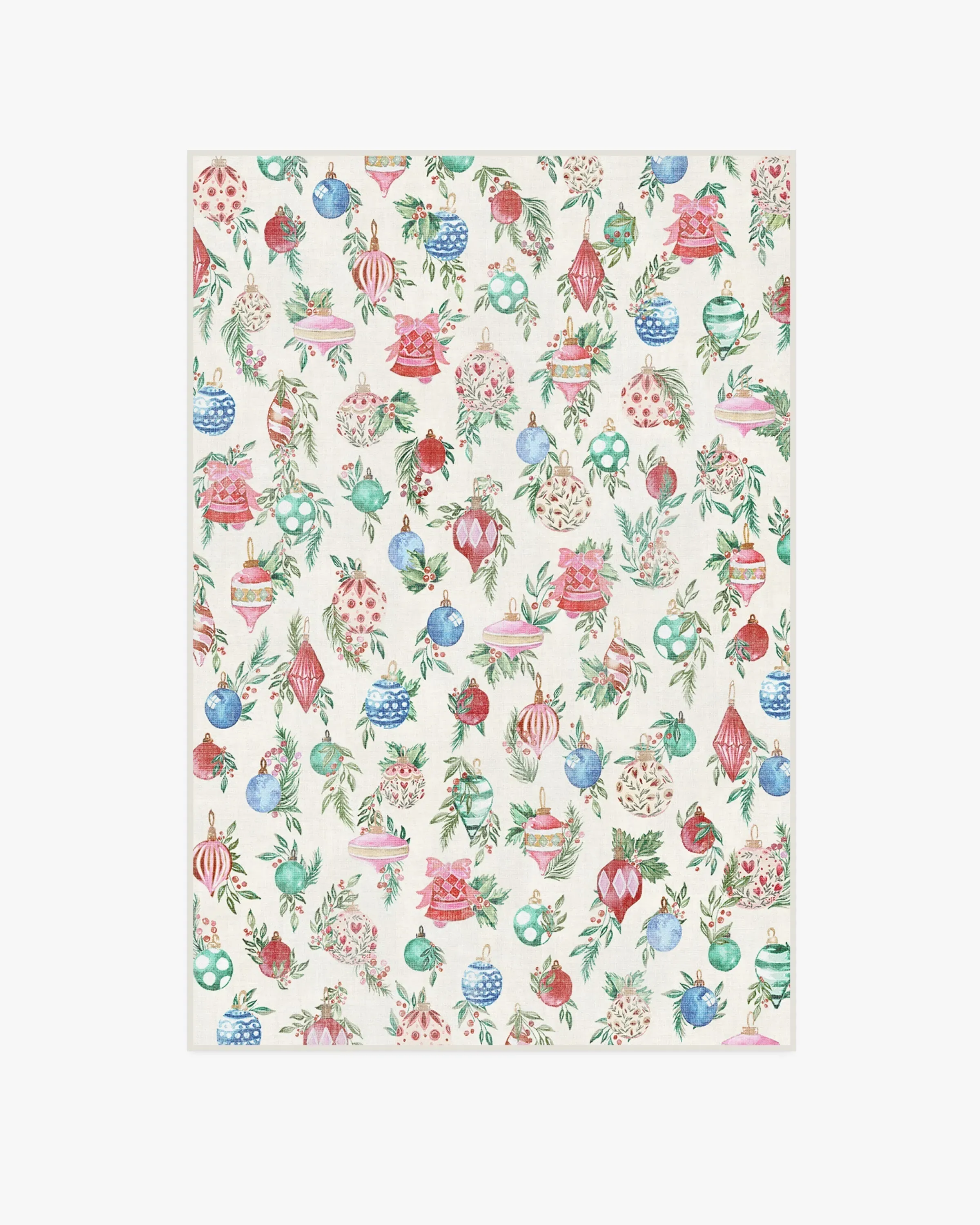 Machine Washable Area Rug - Cream, Multicolour