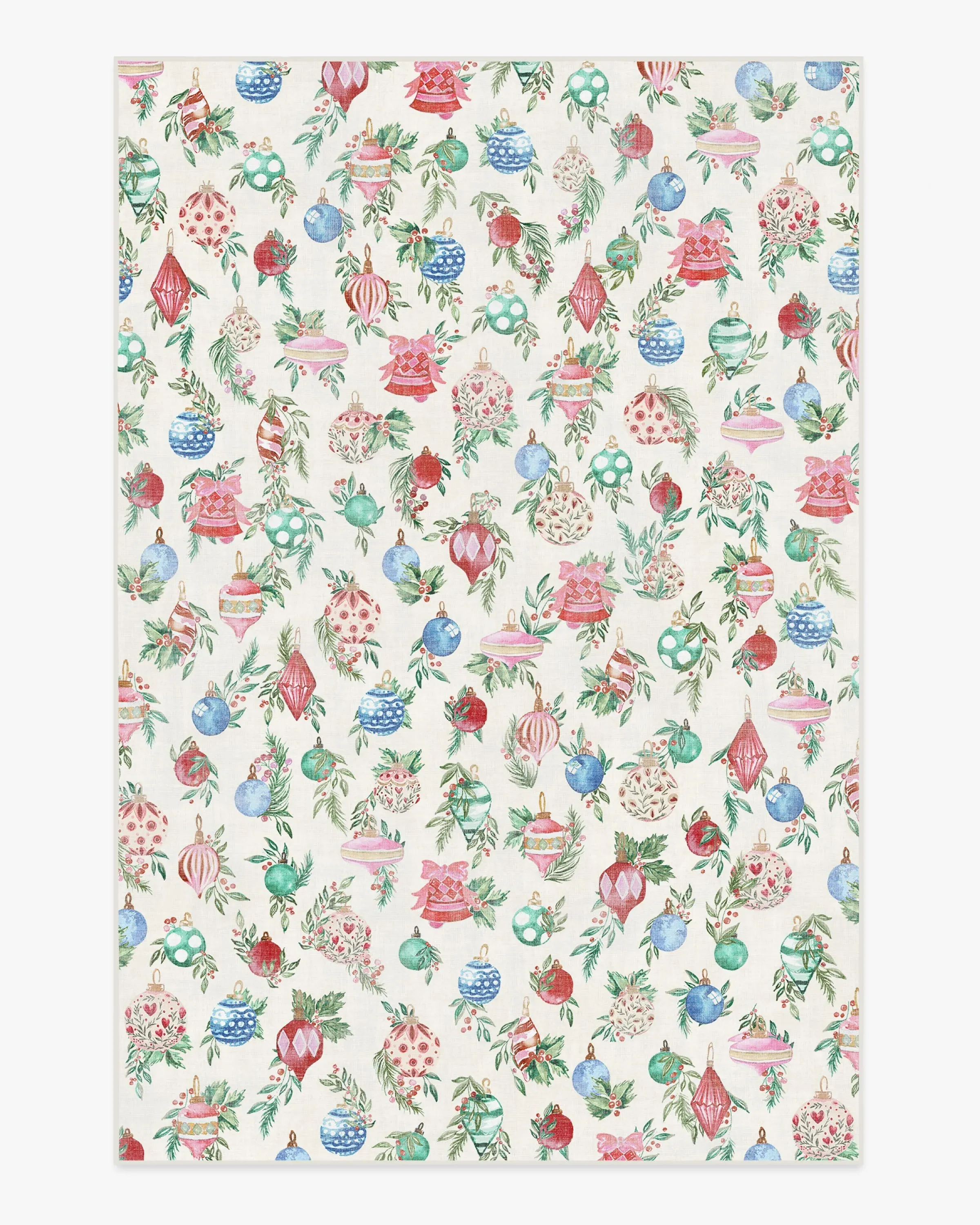 Machine Washable Area Rug - Cream, Multicolour