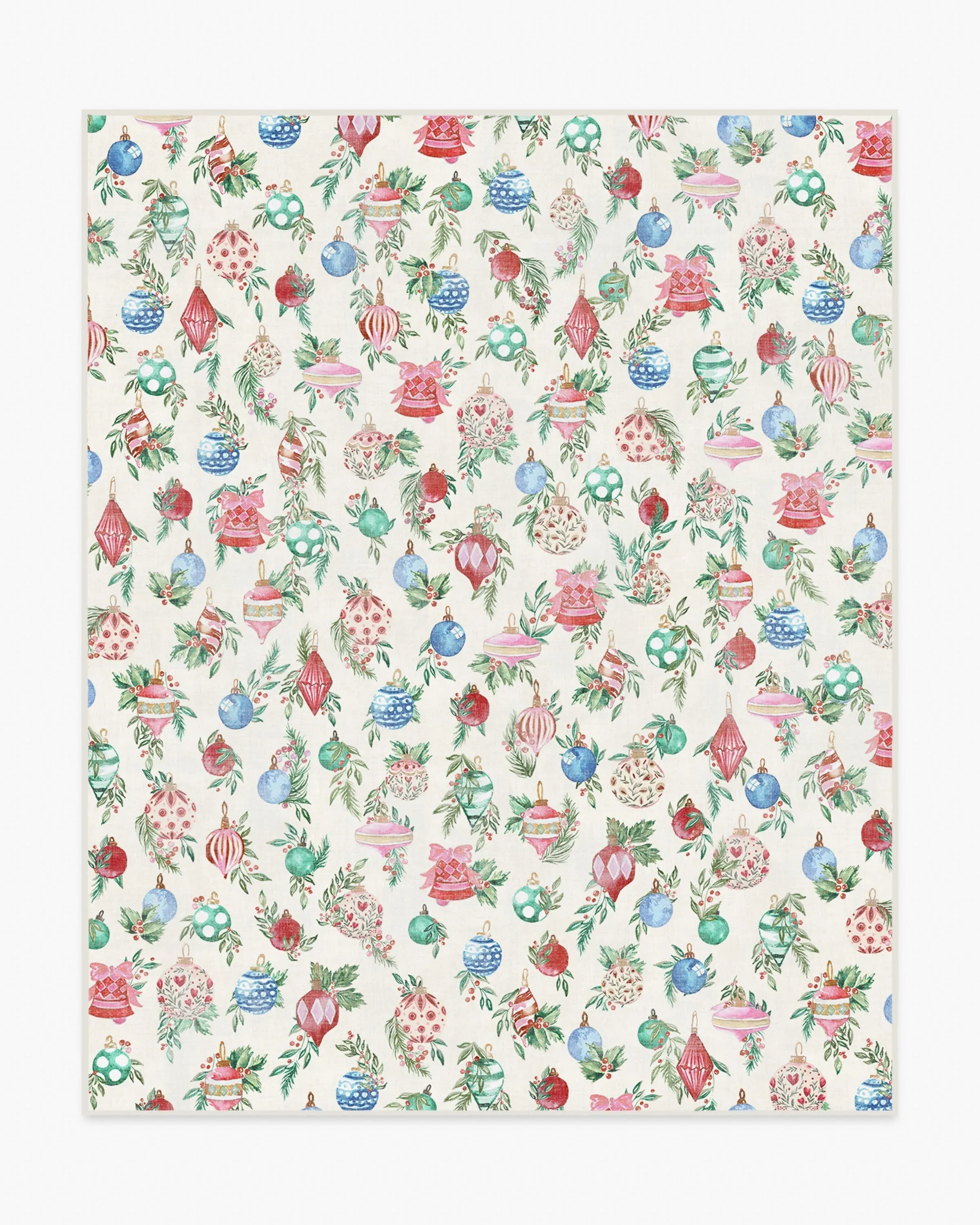 Machine Washable Area Rug - Cream, Multicolour