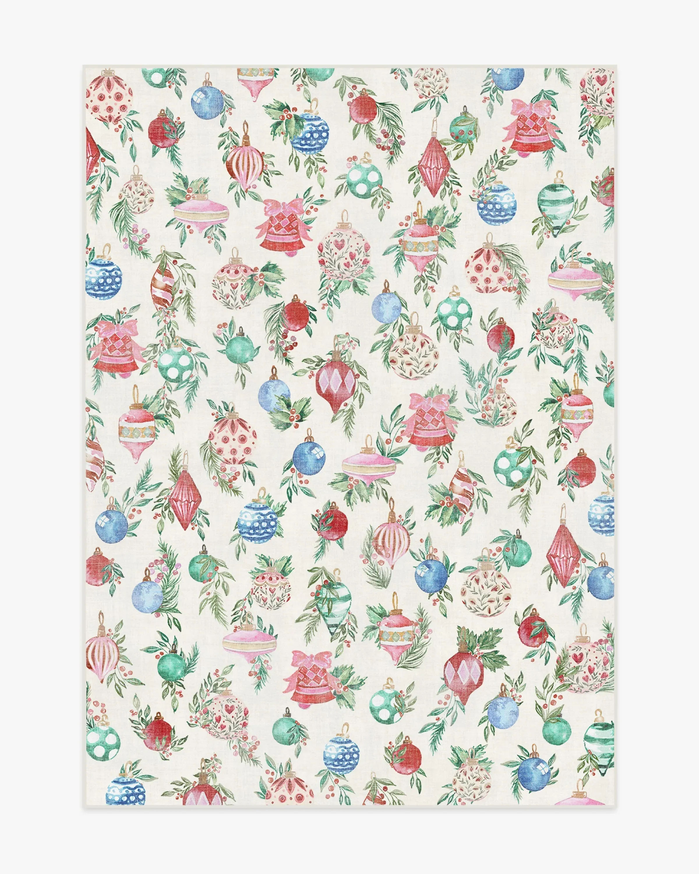 Machine Washable Area Rug - Cream, Multicolour
